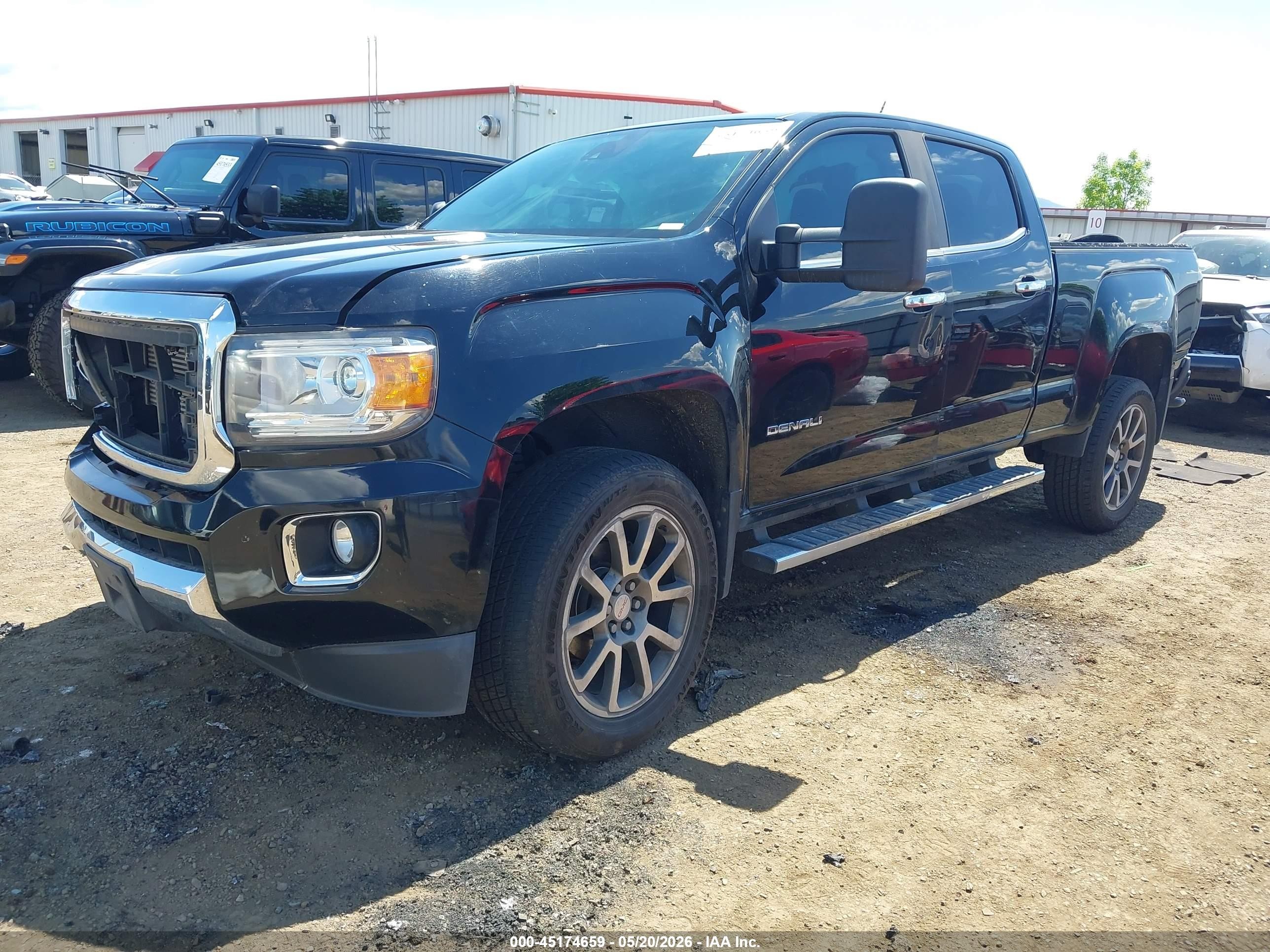 2017 Gmc Canyon Denali Black vin: 1GTP6EE15H1313112
