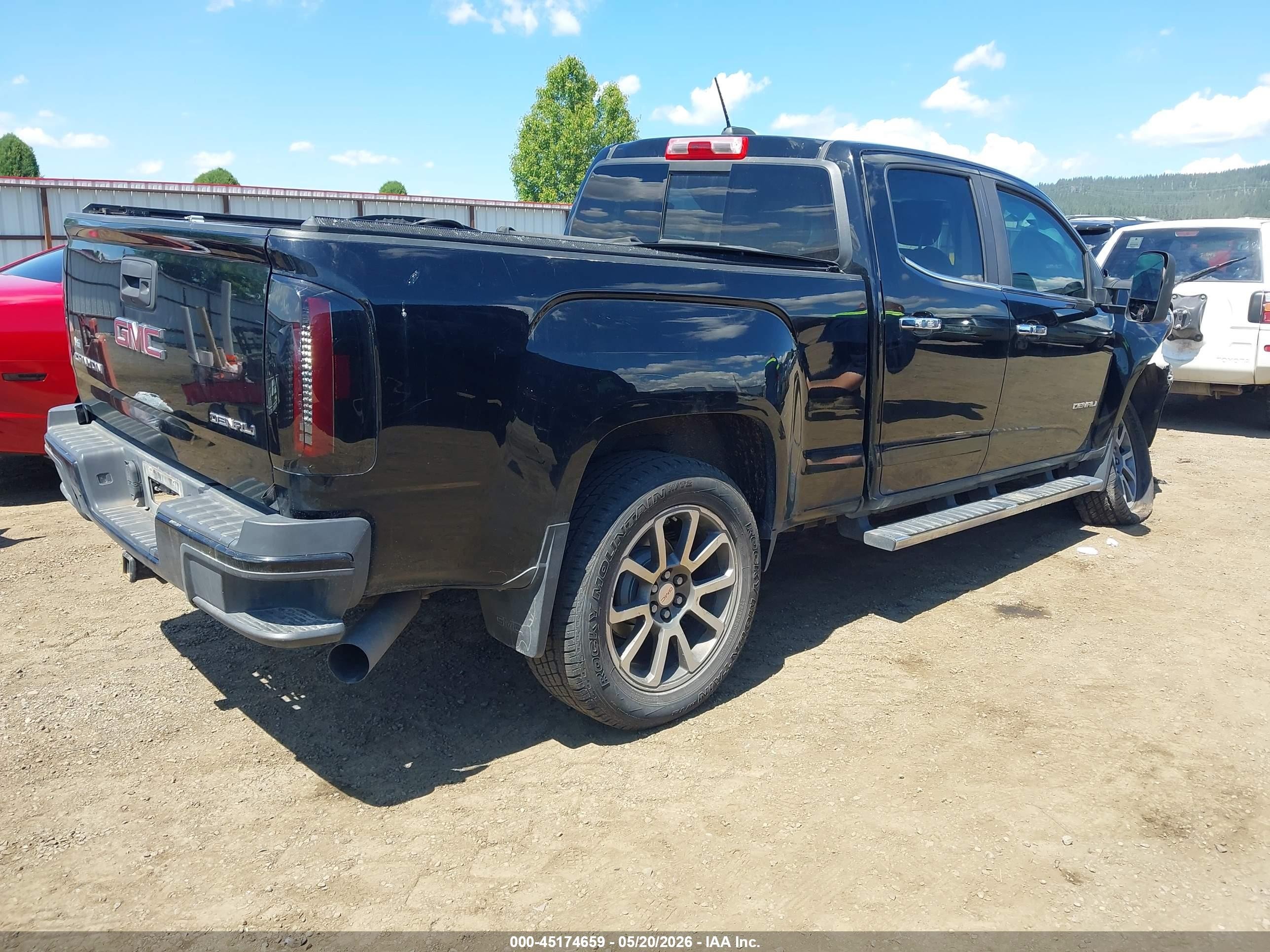 2017 Gmc Canyon Denali Black vin: 1GTP6EE15H1313112