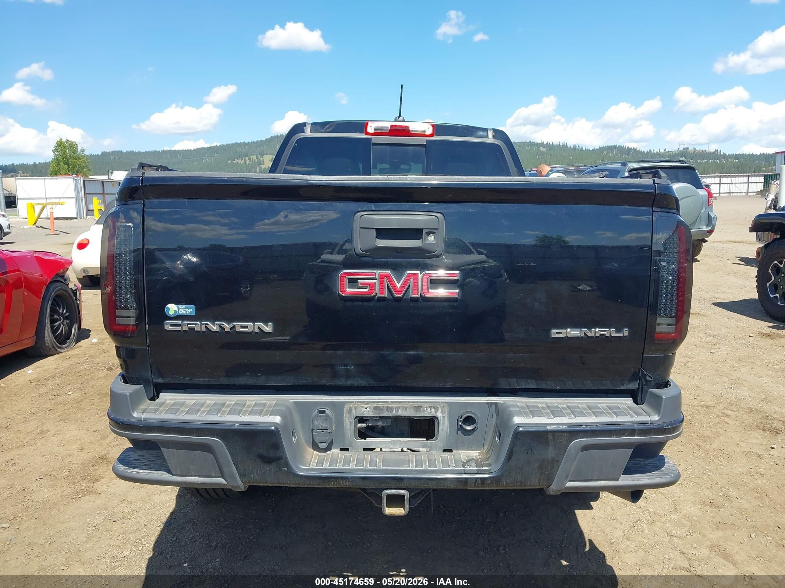2017 Gmc Canyon Denali Black vin: 1GTP6EE15H1313112