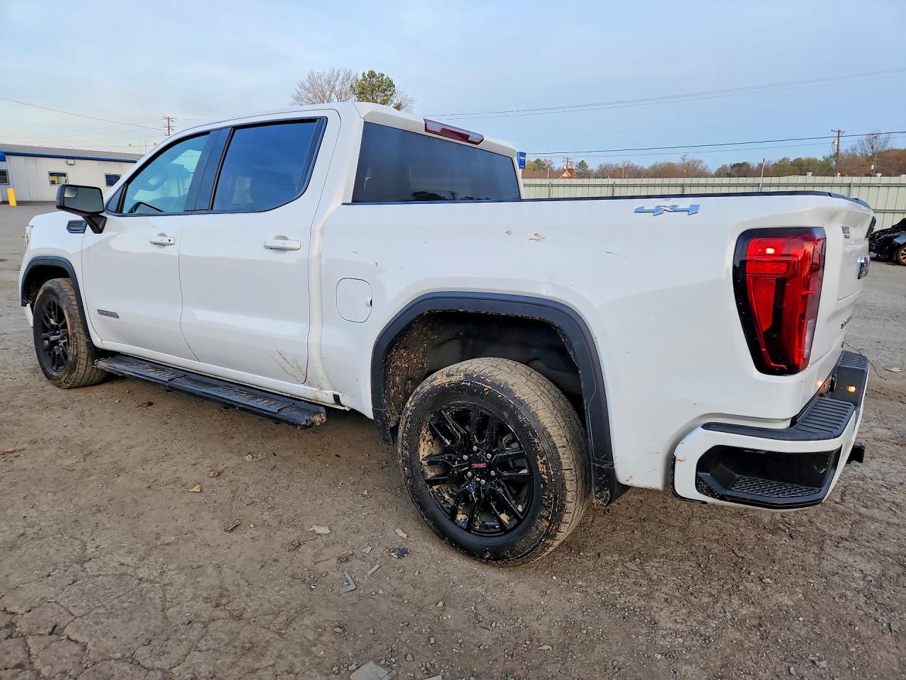 2021 Gmc Sierra K1500 Elevation White vin: 1GTP9CEK1MZ415183