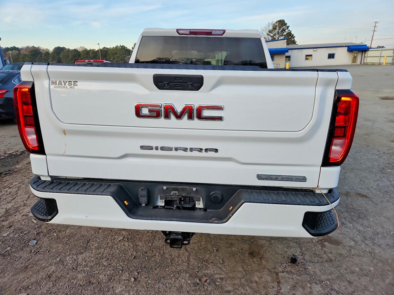2021 Gmc Sierra K1500 Elevation White vin: 1GTP9CEK1MZ415183