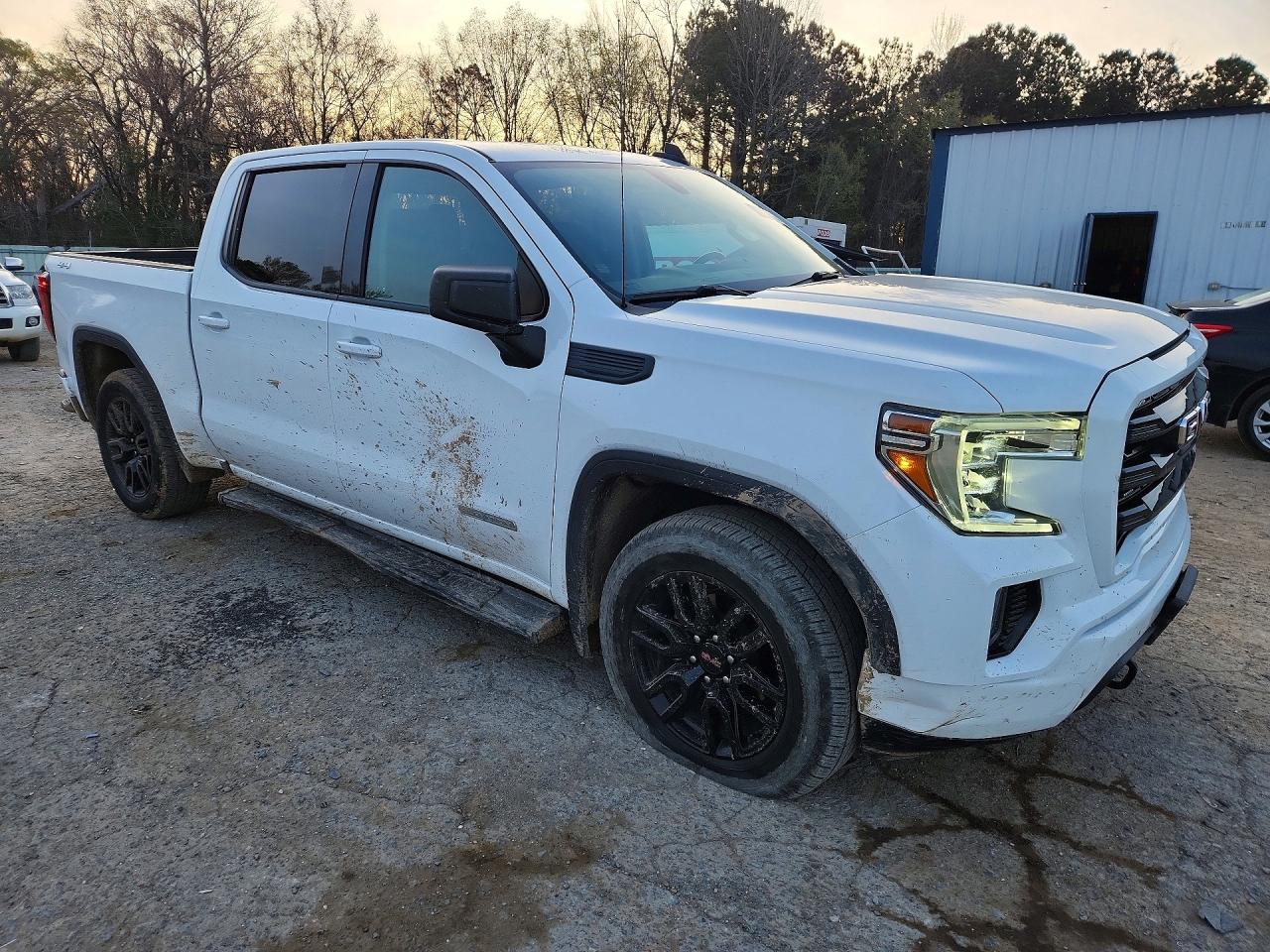 2021 Gmc Sierra K1500 Elevation White vin: 1GTP9CEK1MZ415183