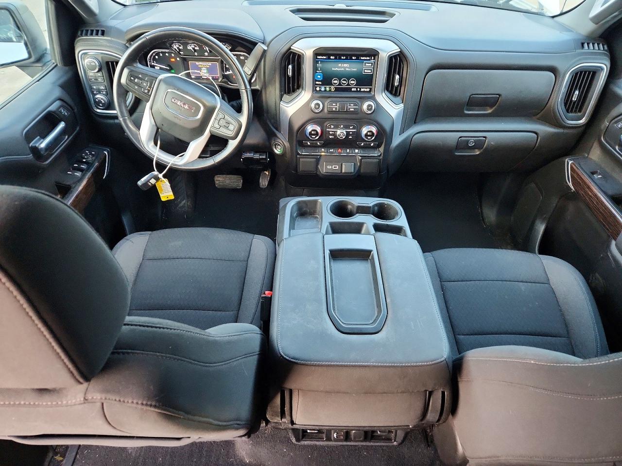 2021 Gmc Sierra K1500 Elevation White vin: 1GTP9CEK1MZ415183
