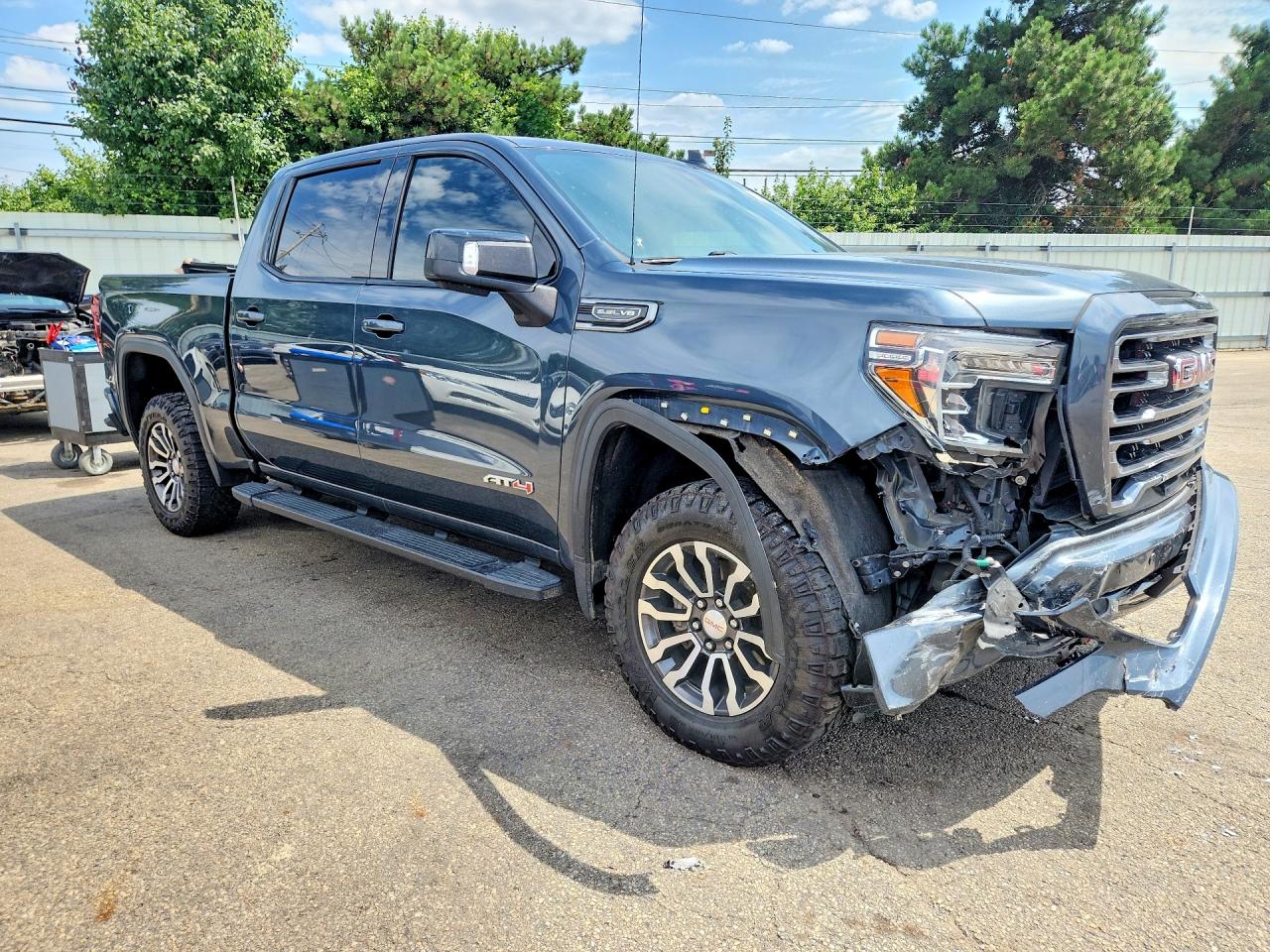 2019 Gmc Sierra K1500 At4 Gray vin: 1GTP9EED8KZ129048