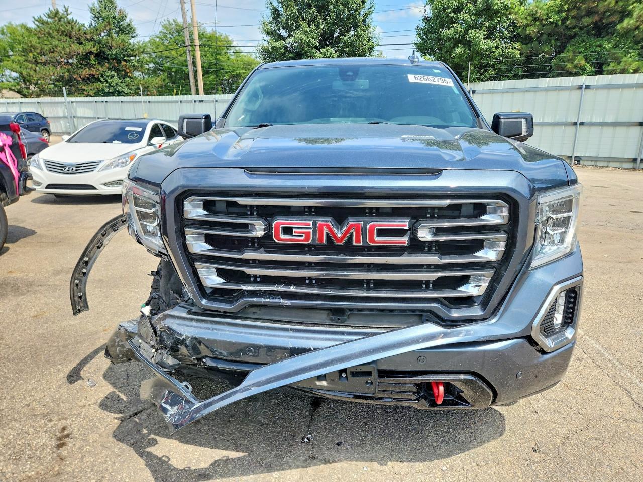2019 Gmc Sierra K1500 At4 Gray vin: 1GTP9EED8KZ129048