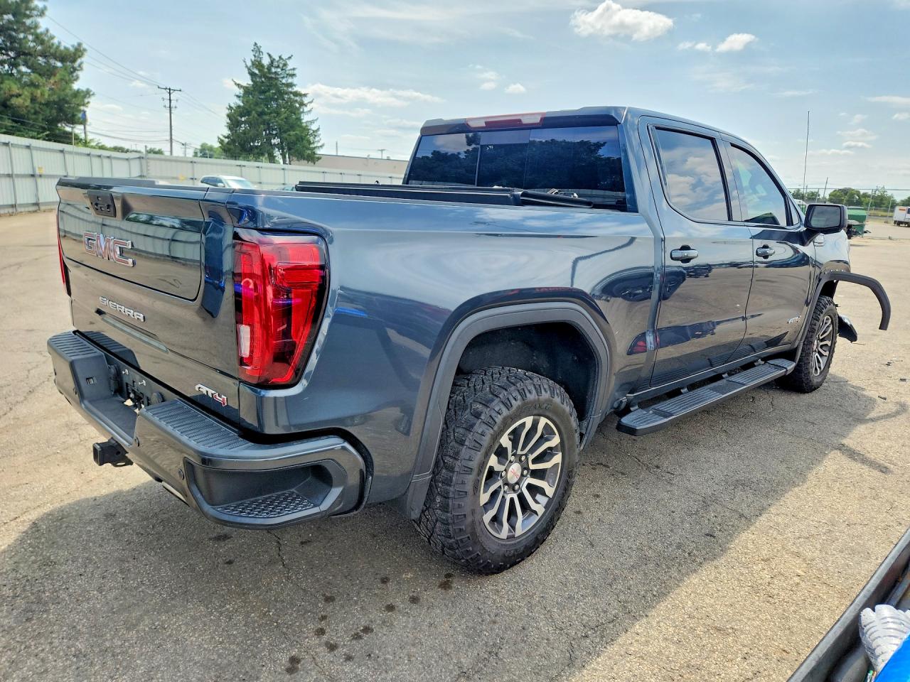 2019 Gmc Sierra K1500 At4 Gray vin: 1GTP9EED8KZ129048