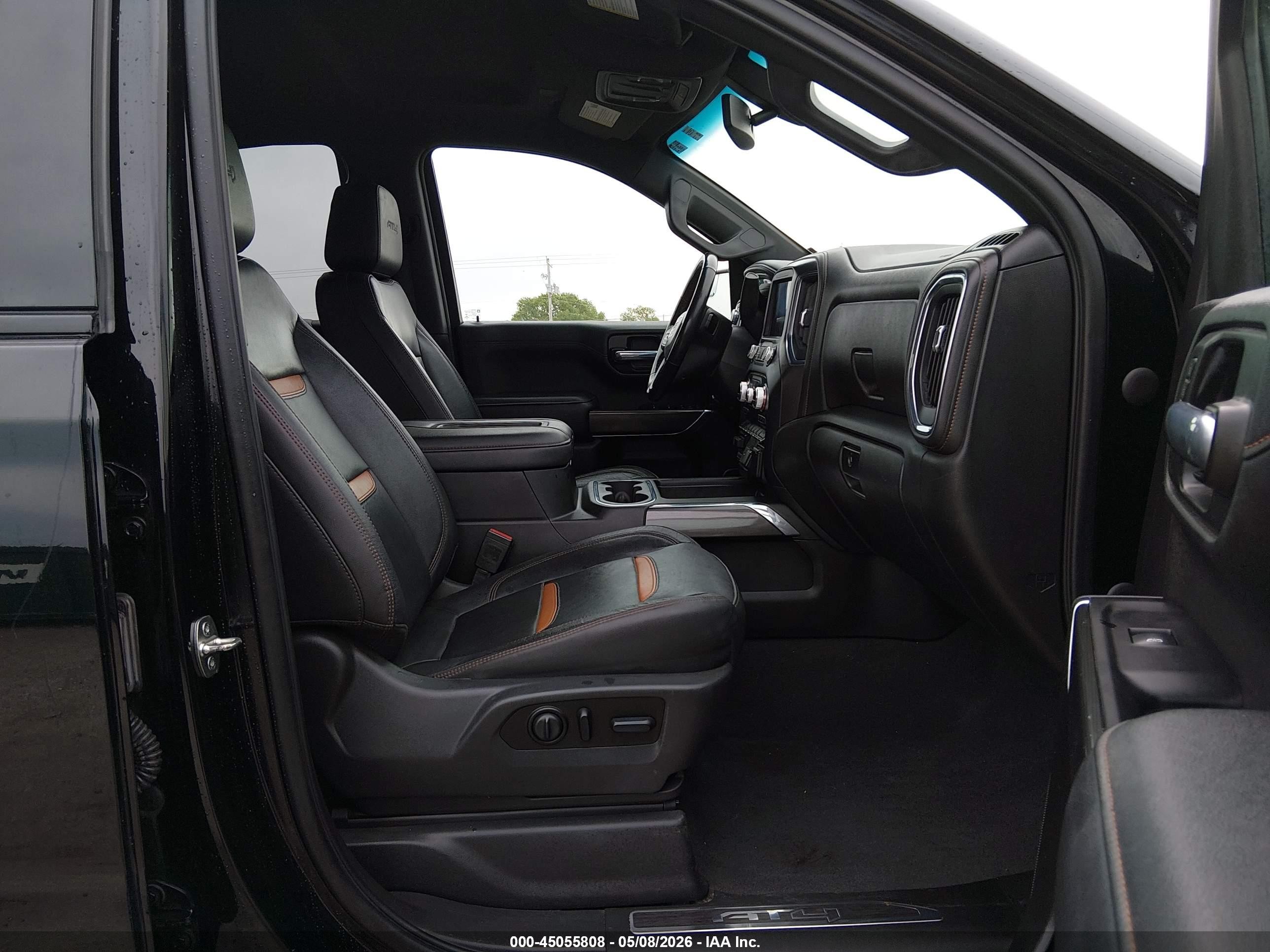 2021 Gmc Sierra 1500 4wd  Short Box At4 Черный vin: 1GTP9EEL5MZ372682