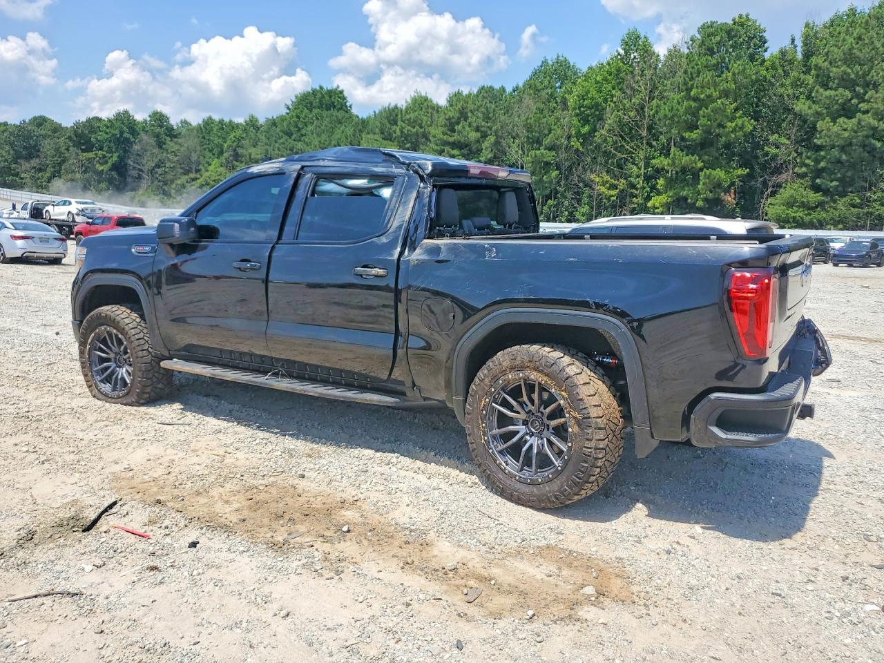 2021 Gmc Sierra K1500 At4 Black vin: 1GTP9EEL9MZ388304