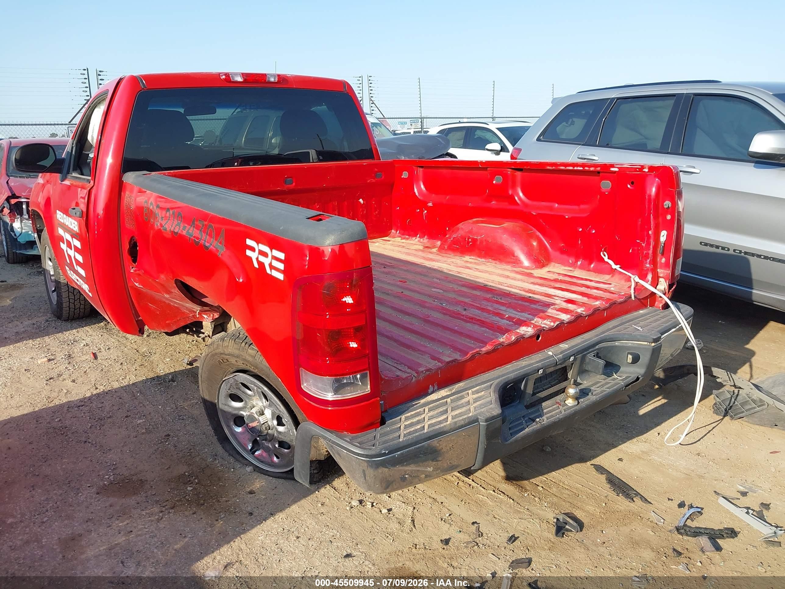 2010 Gmc Sierra 1500 Work Truck Red vin: 1GTPCTEX4AZ293735