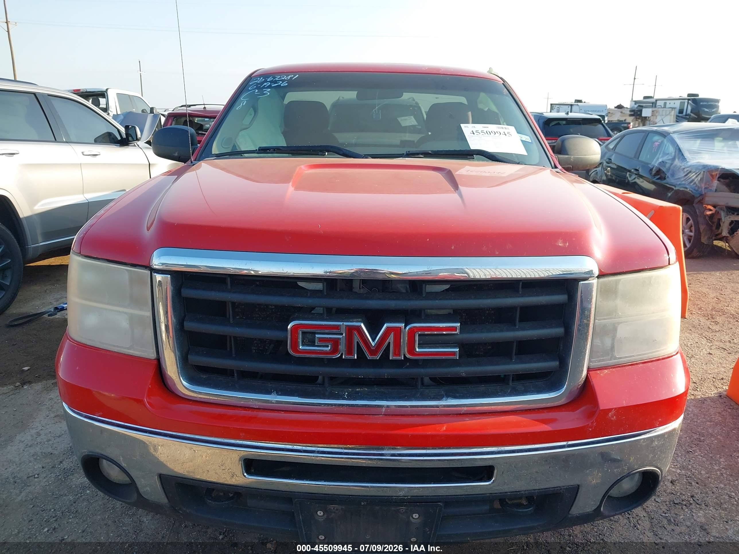 2010 Gmc Sierra 1500 Work Truck Red vin: 1GTPCTEX4AZ293735