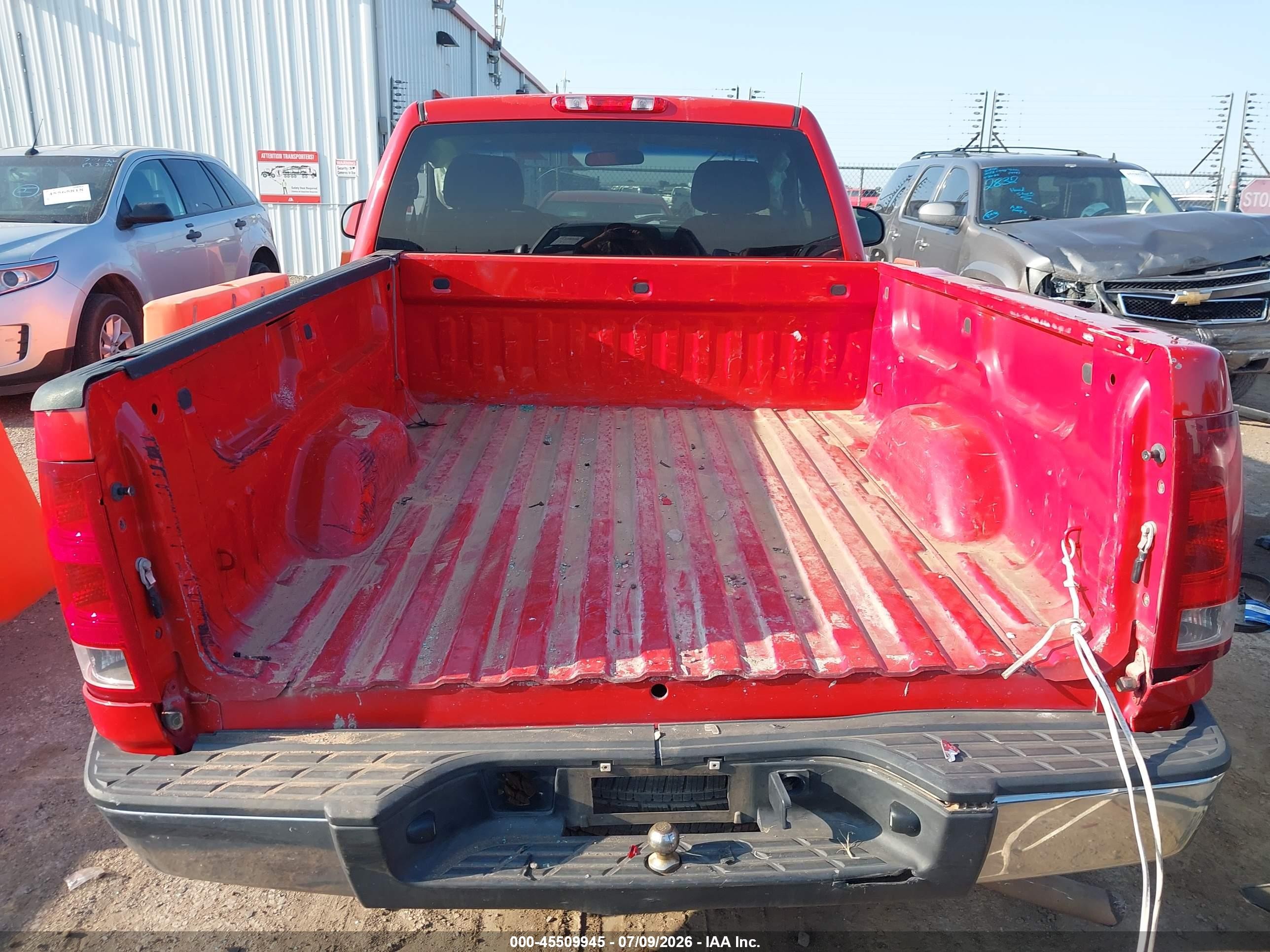 2010 Gmc Sierra 1500 Work Truck Red vin: 1GTPCTEX4AZ293735