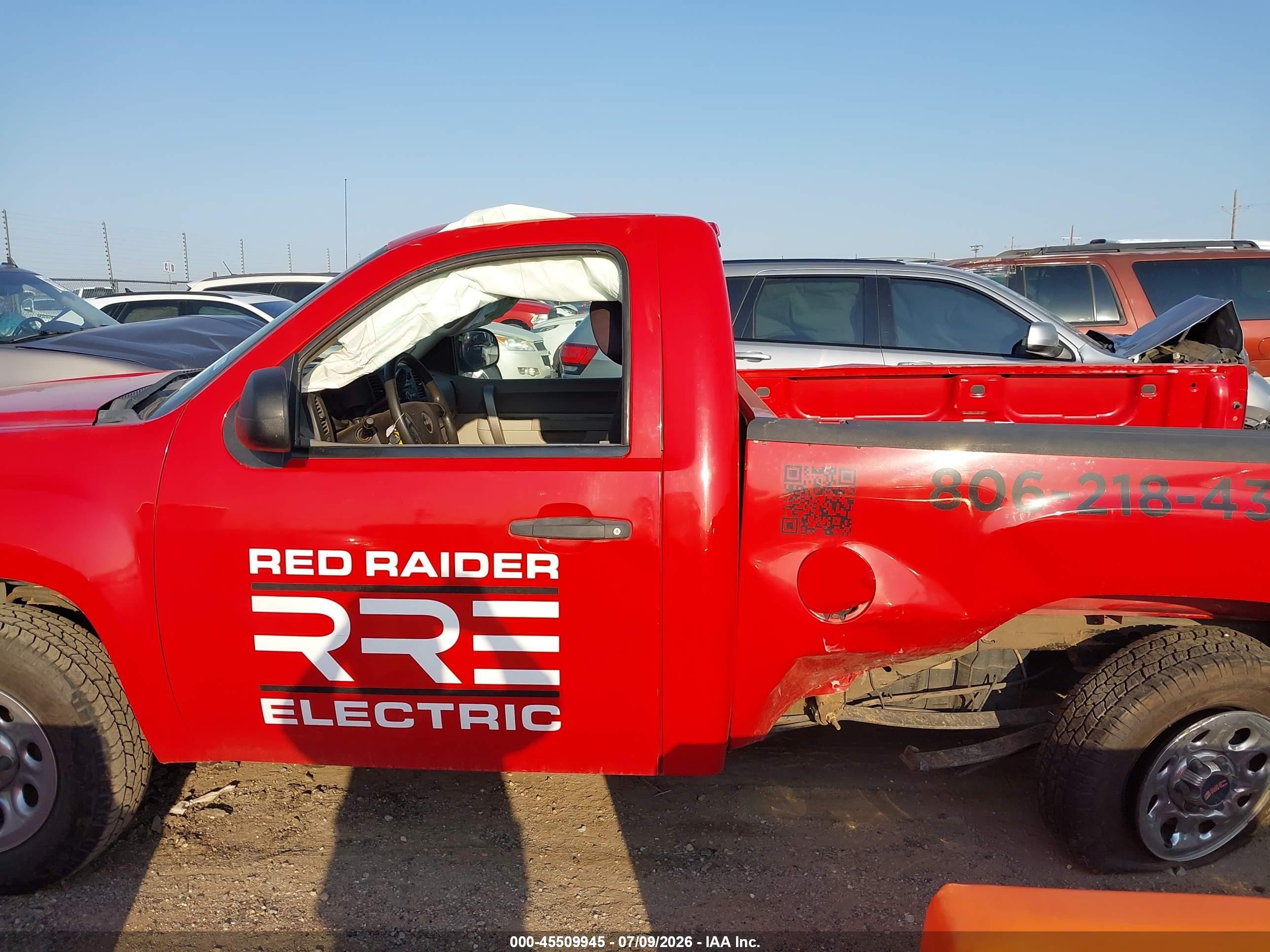 2010 Gmc Sierra 1500 Work Truck Red vin: 1GTPCTEX4AZ293735