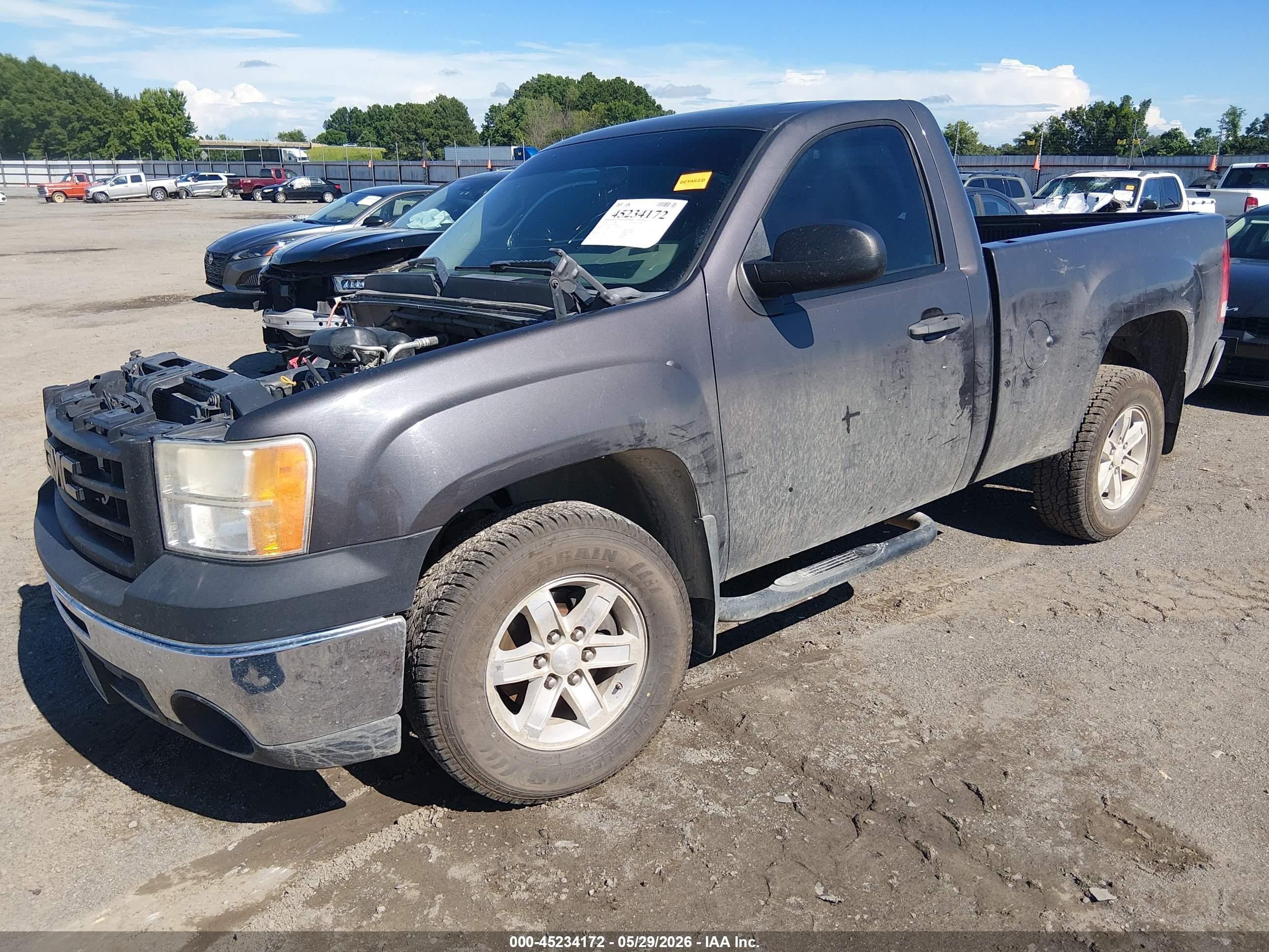 2010 Gmc Sierra 1500 Work Truck Black vin: 1GTPCTEX6AZ295485