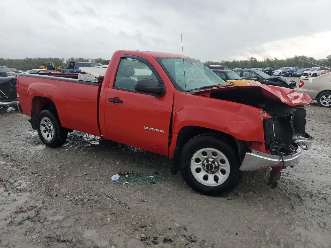 2010 Gmc Sierra C1500 Red vin: 1GTPCTEX7AZ153193