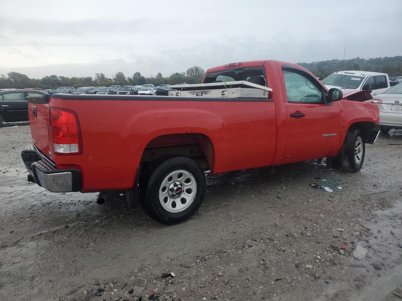 2010 Gmc Sierra C1500 Red vin: 1GTPCTEX7AZ153193