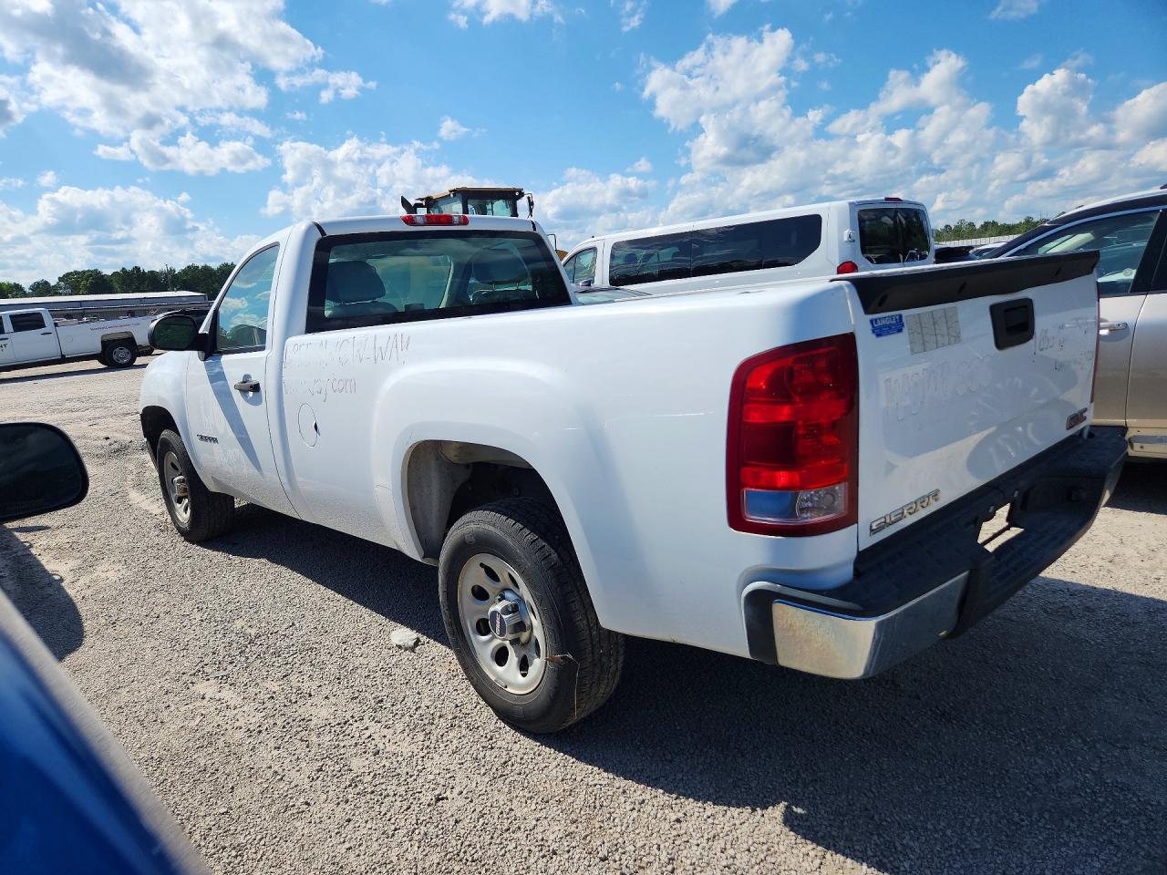 2010 Gmc Sierra C1500 White vin: 1GTPCTEX8AZ159603