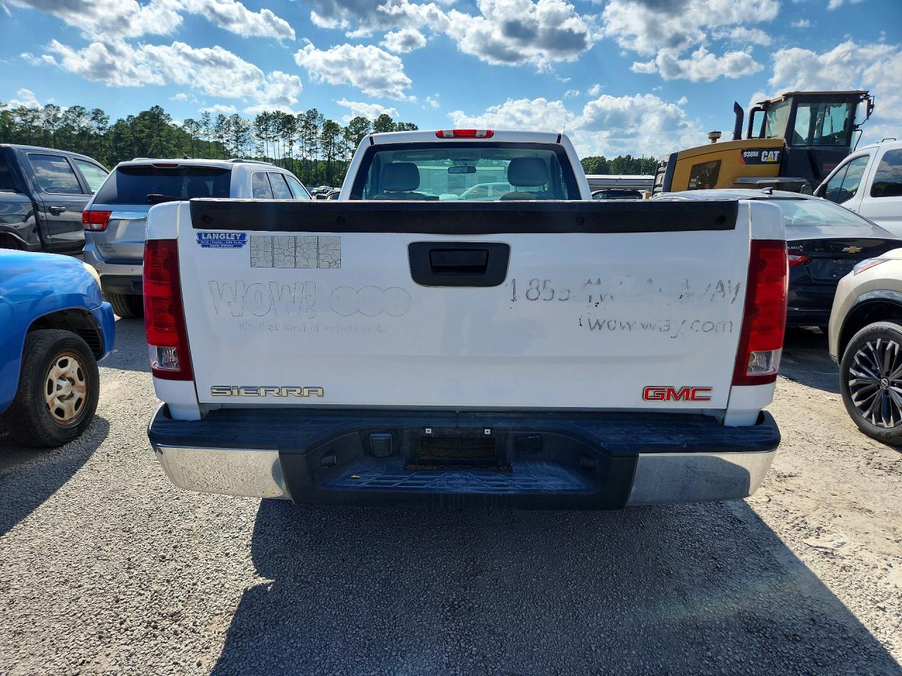 2010 Gmc Sierra C1500 White vin: 1GTPCTEX8AZ159603