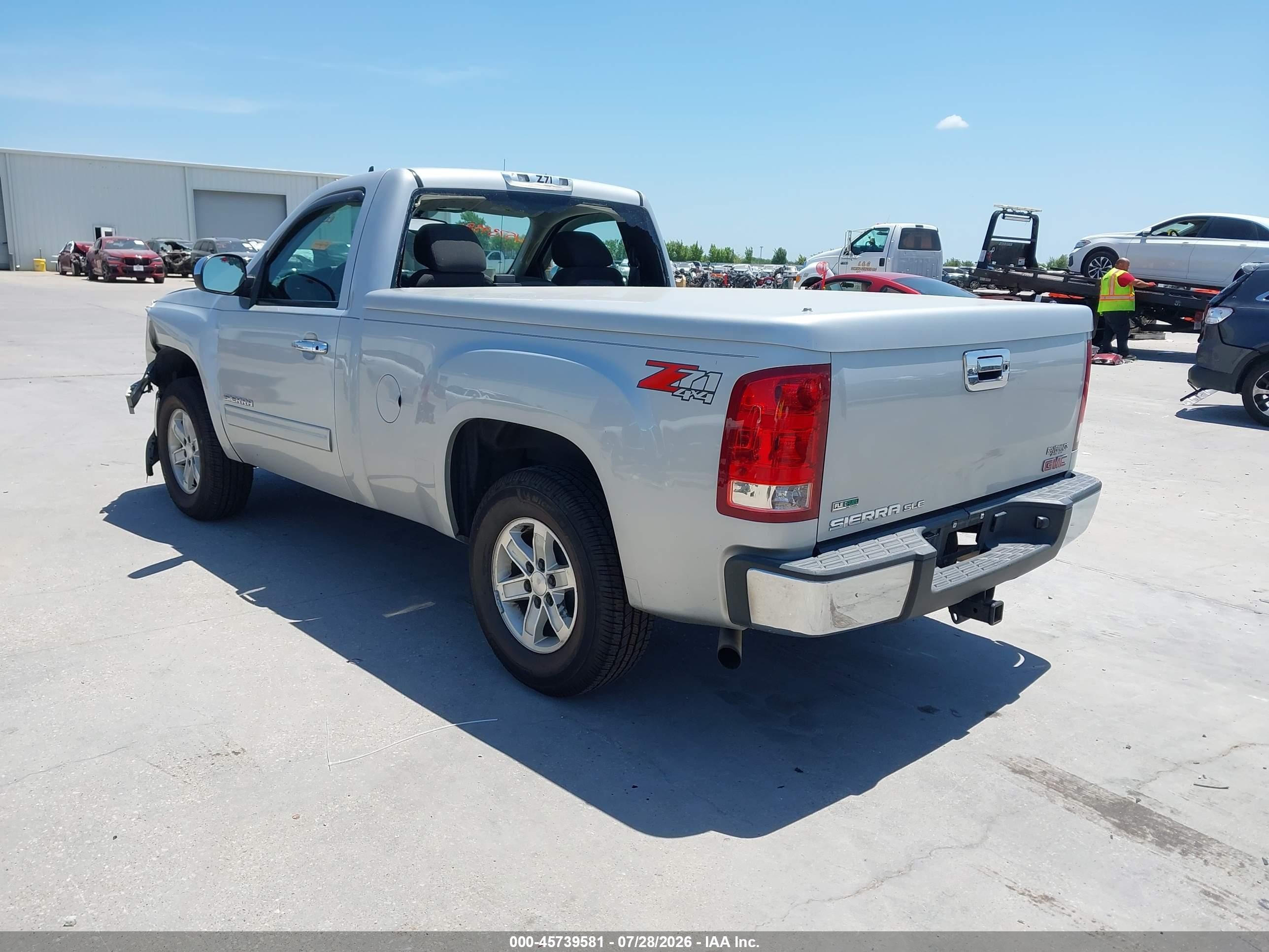 2010 Gmc Sierra 1500 Sle Серебряный vin: 1GTPKVE00AZ275993
