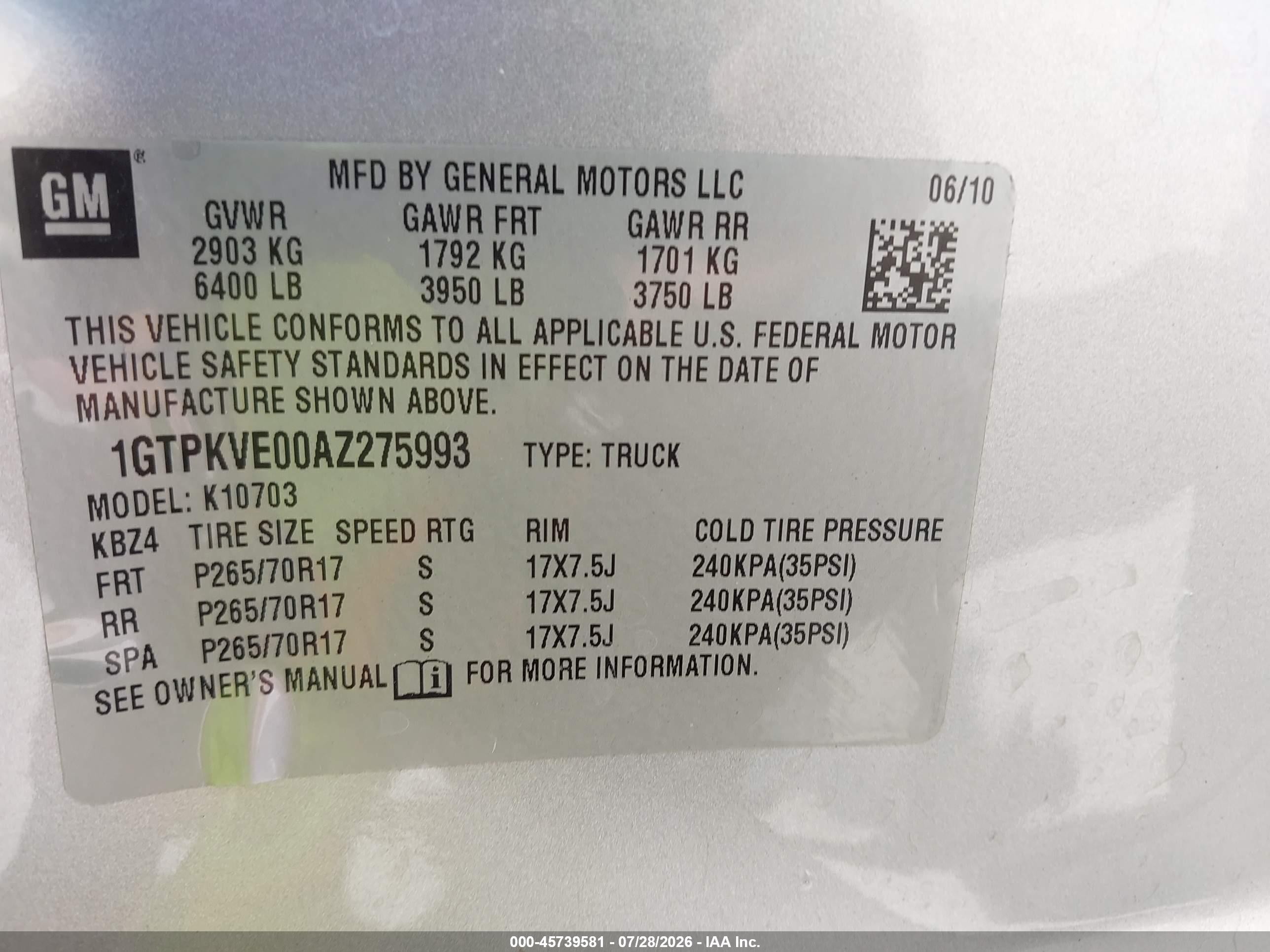 2010 Gmc Sierra 1500 Sle Серебряный vin: 1GTPKVE00AZ275993