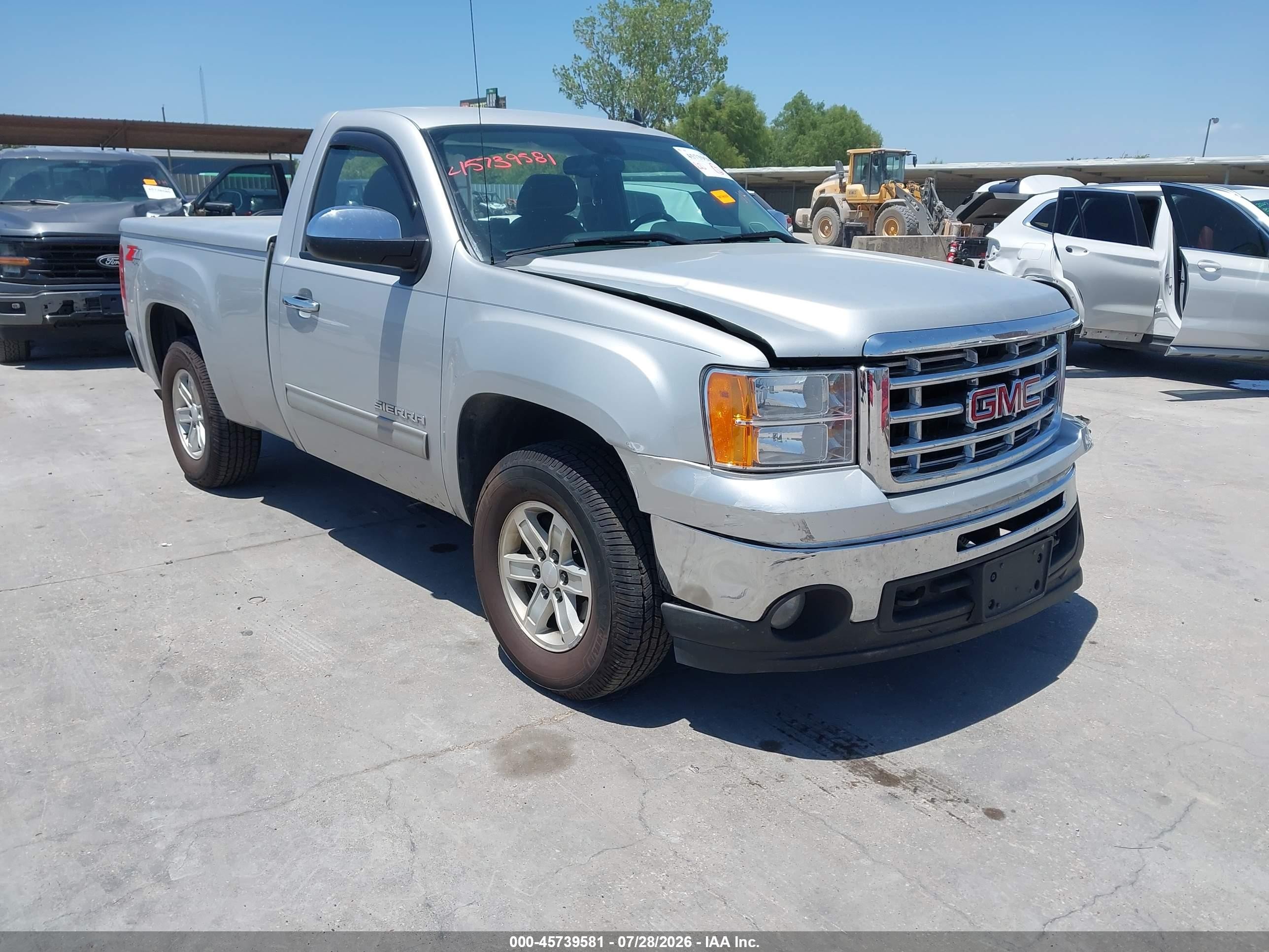 2010 Gmc Sierra 1500 Sle Серебряный vin: 1GTPKVE00AZ275993