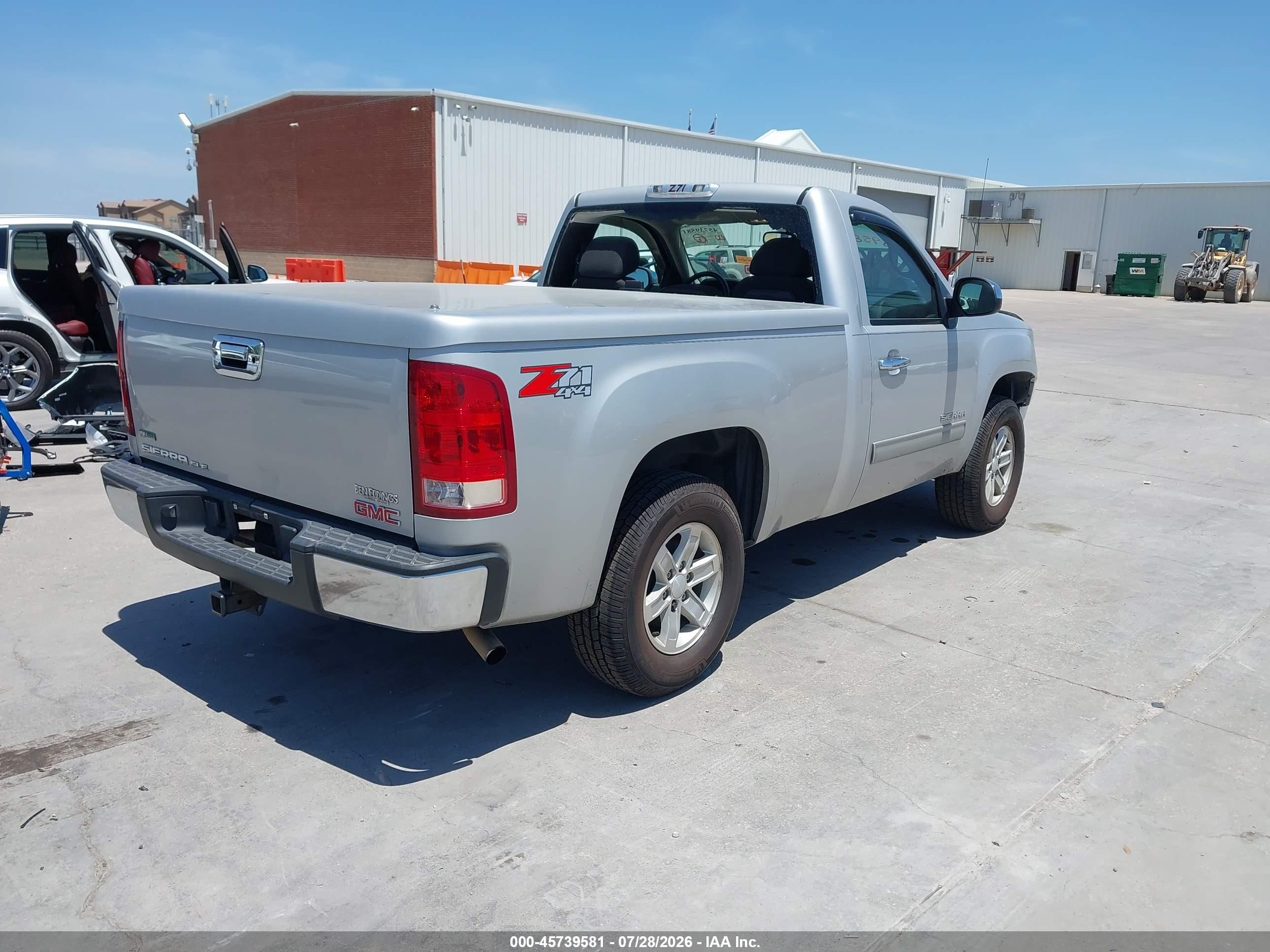 2010 Gmc Sierra 1500 Sle Серебряный vin: 1GTPKVE00AZ275993