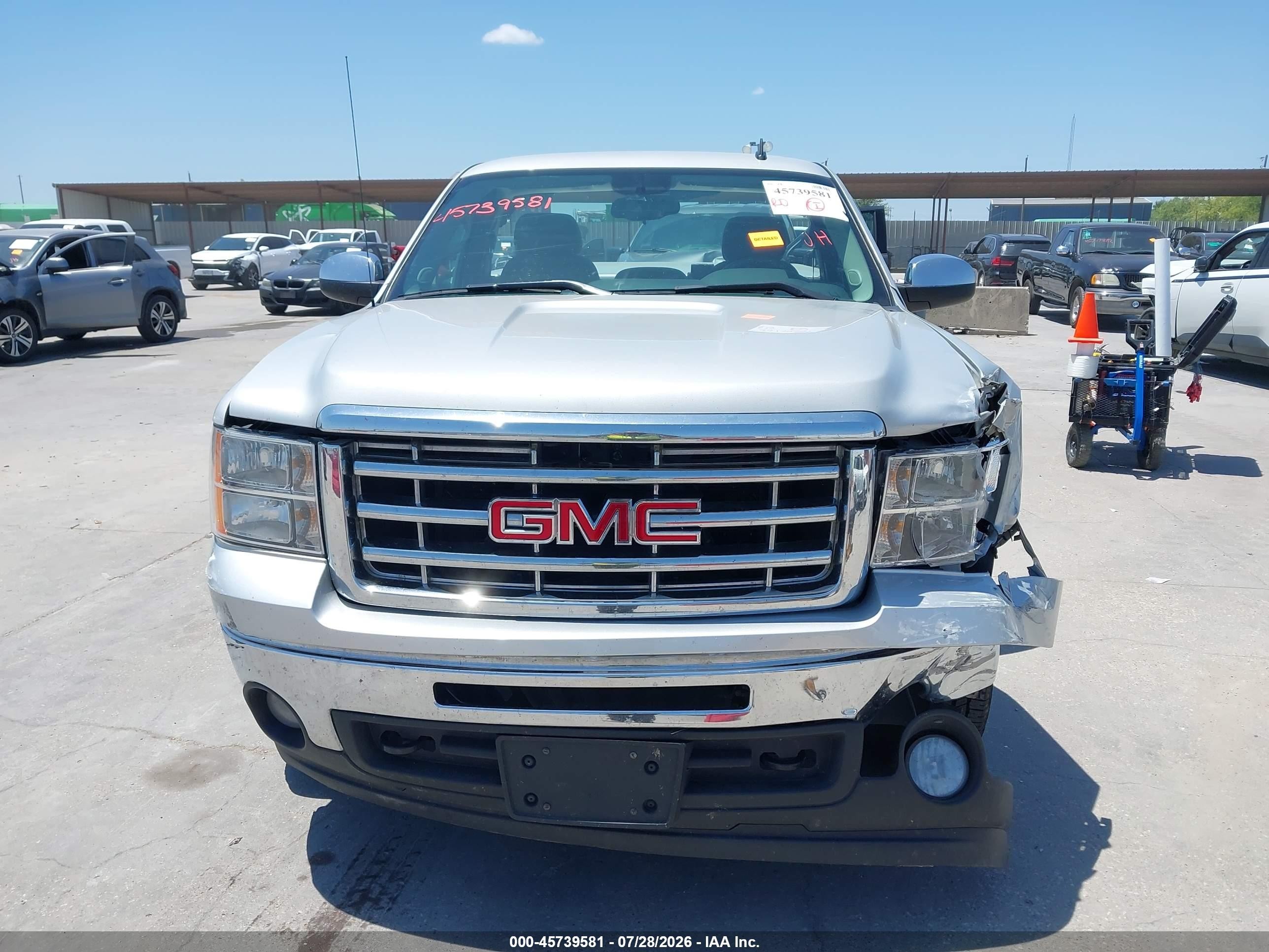 2010 Gmc Sierra 1500 Sle Серебряный vin: 1GTPKVE00AZ275993
