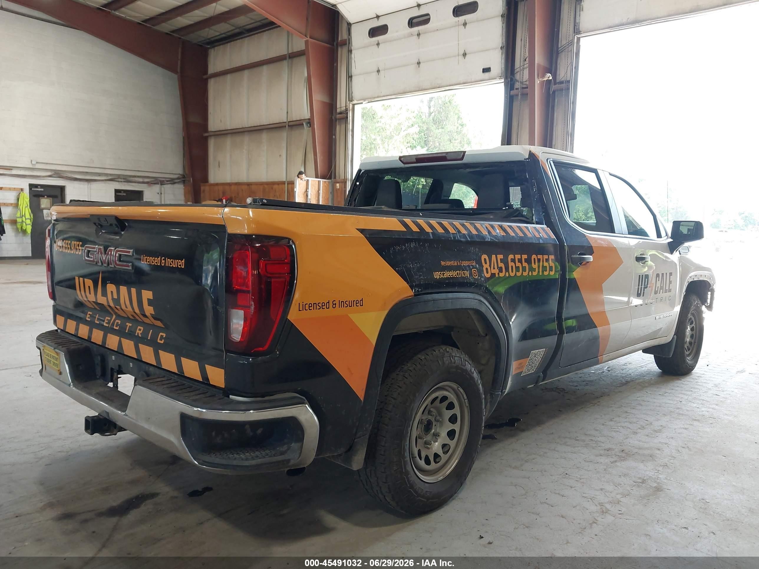 2023 Gmc Sierra 1500 4wd  Standard Box Pro Белый vin: 1GTPUAEK4PZ111434