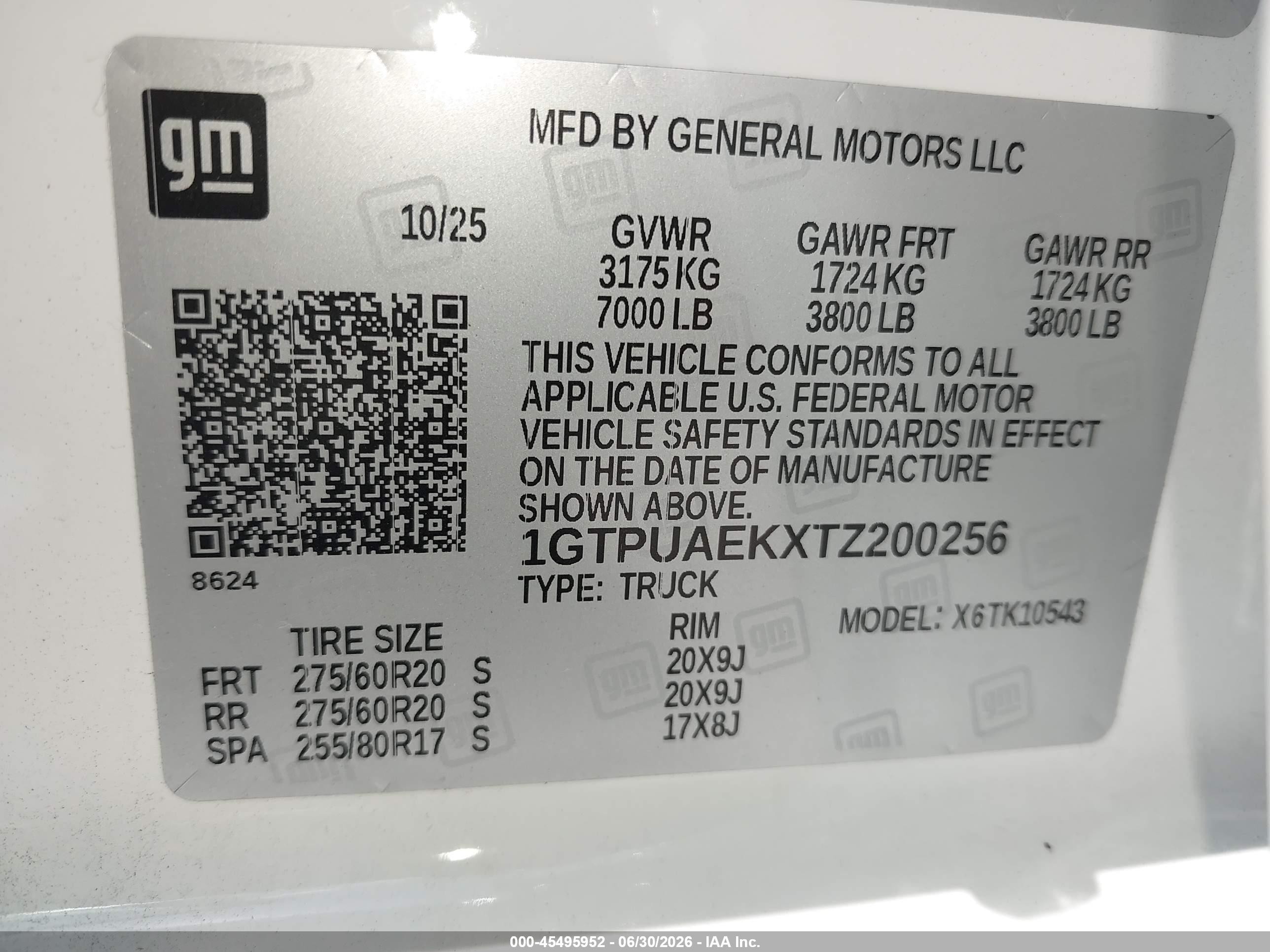 2026 Gmc Sierra 1500 , Short Bed, Pro, 4wd White vin: 1GTPUAEKXTZ200256