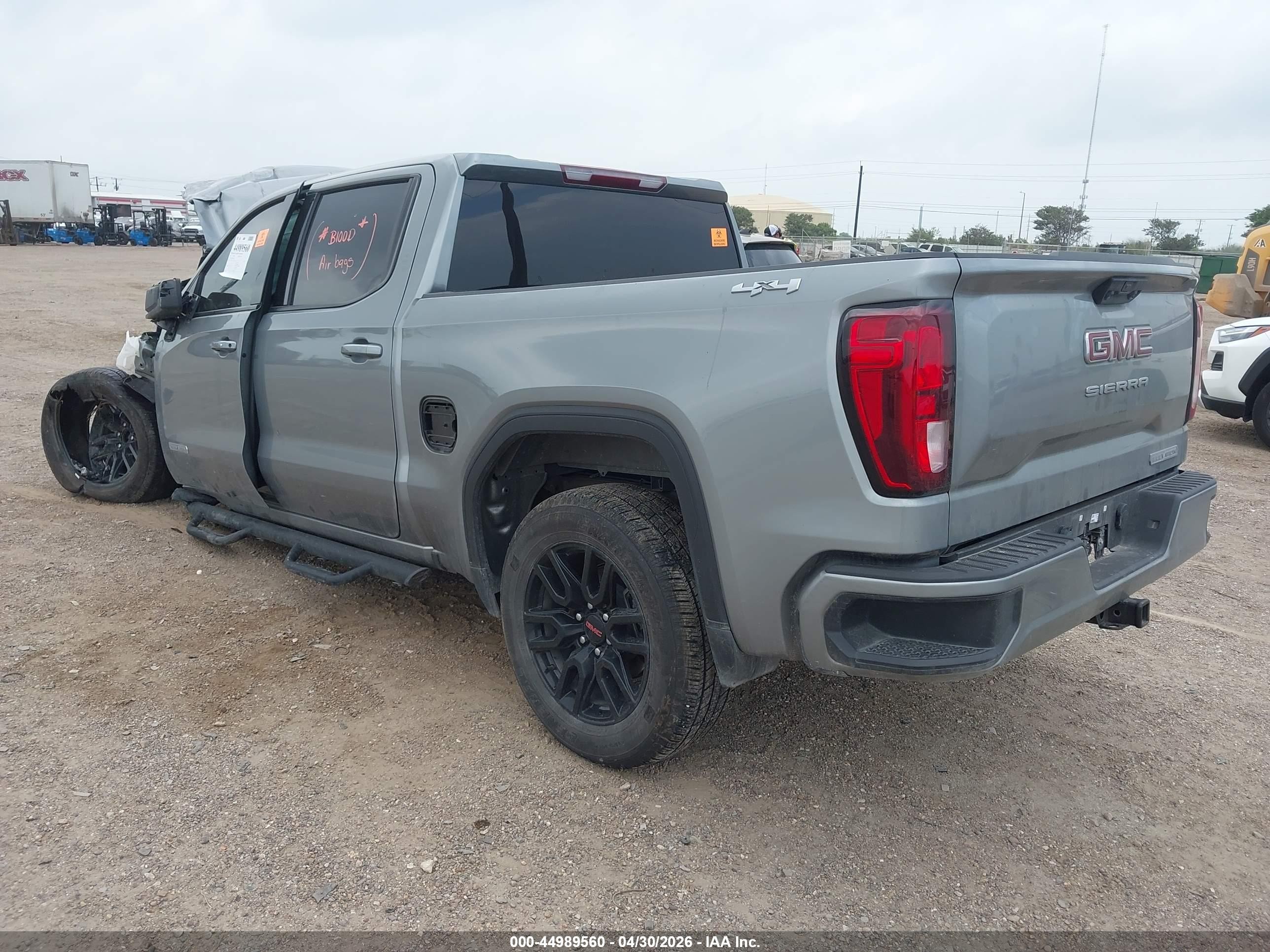 2025 Gmc Sierra 1500 4wd  Short Box Elevation With 3vl Gray vin: 1GTPUJEK9SZ106979
