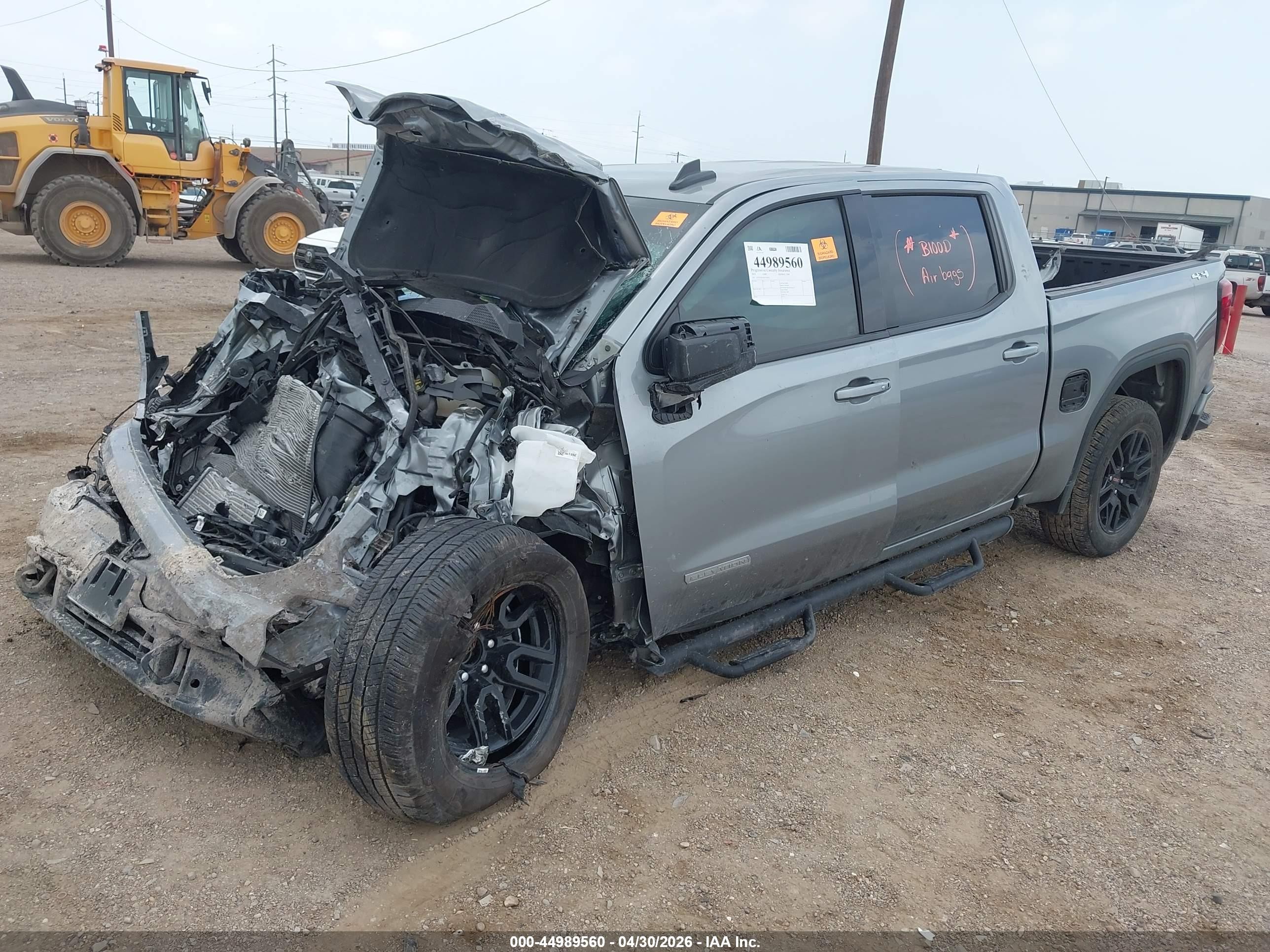 2025 Gmc Sierra 1500 4wd  Short Box Elevation With 3vl Gray vin: 1GTPUJEK9SZ106979