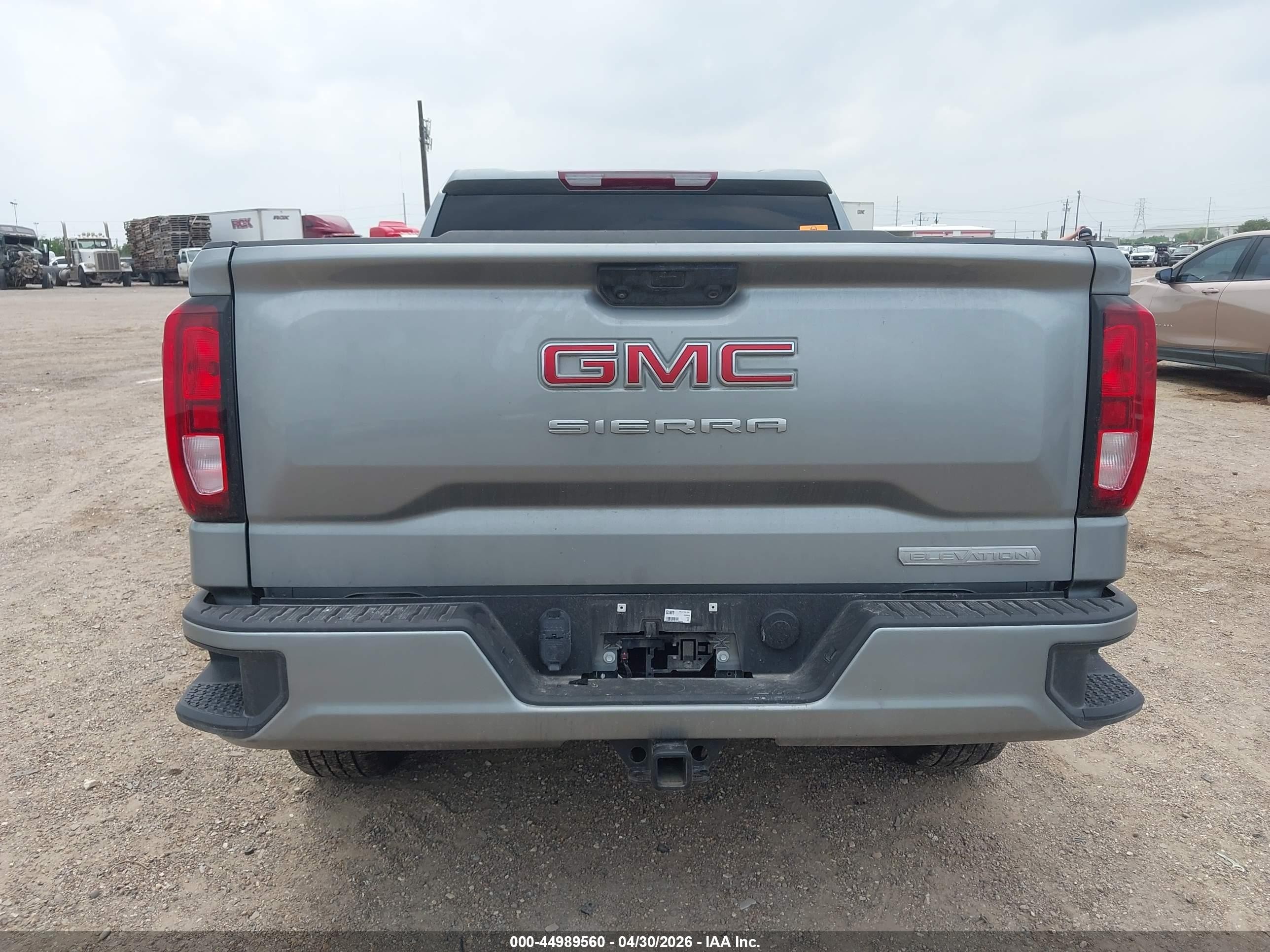 2025 Gmc Sierra 1500 4wd  Short Box Elevation With 3vl Gray vin: 1GTPUJEK9SZ106979