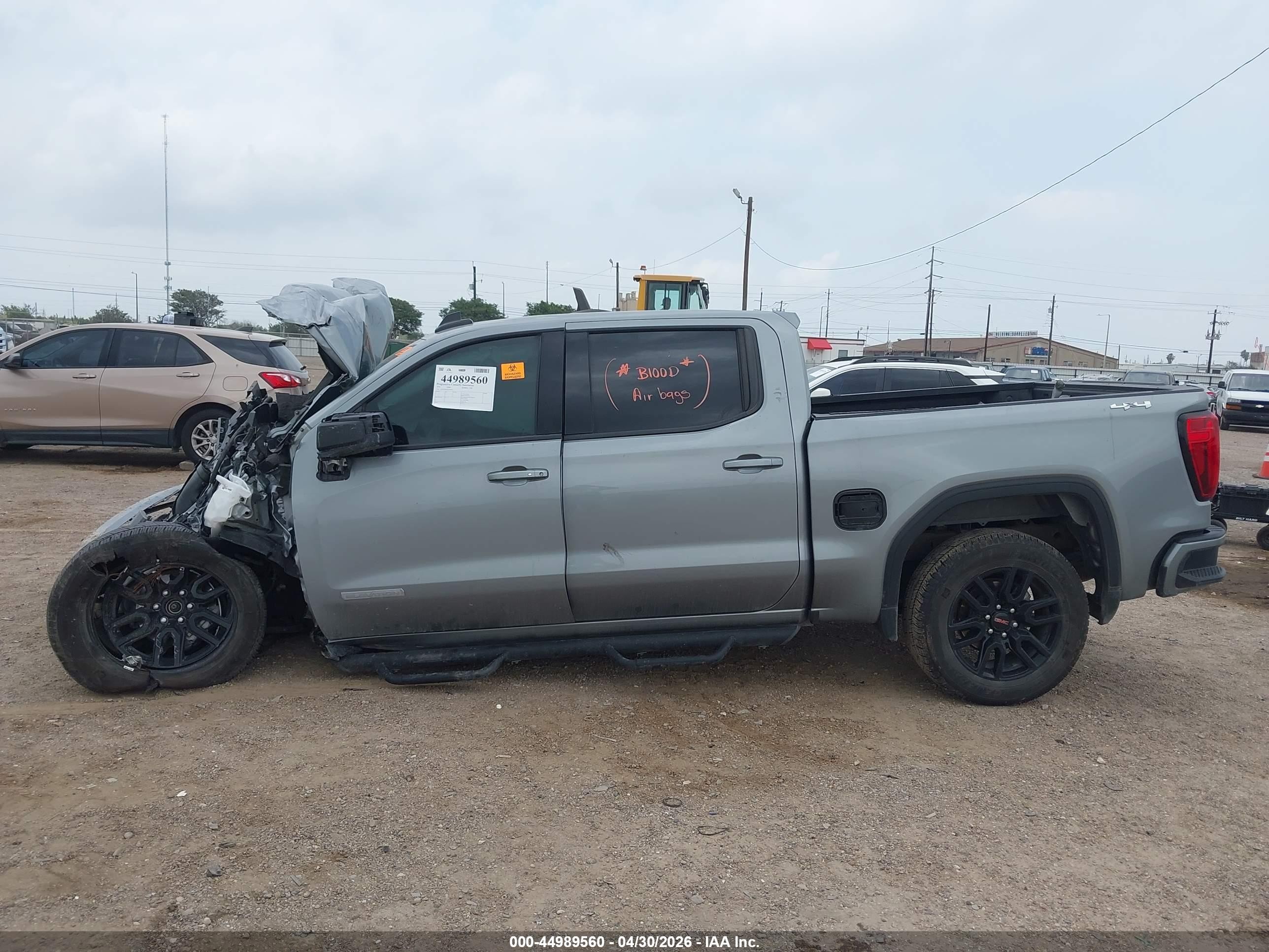 2025 Gmc Sierra 1500 4wd  Short Box Elevation With 3vl Gray vin: 1GTPUJEK9SZ106979