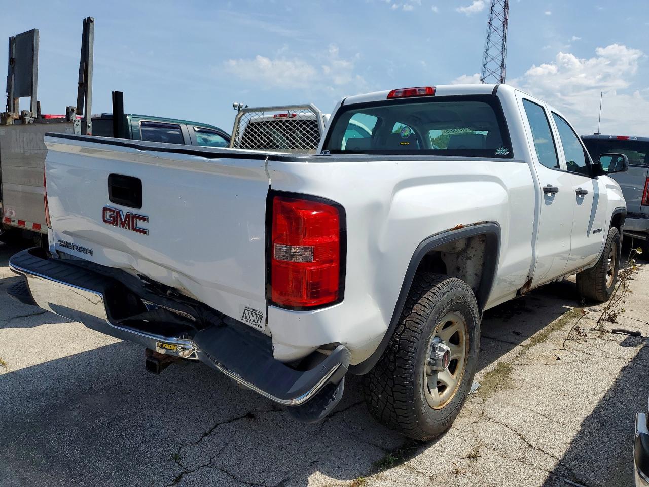 2016 Gmc Sierra C1500 White vin: 1GTR1LEH0GZ357124
