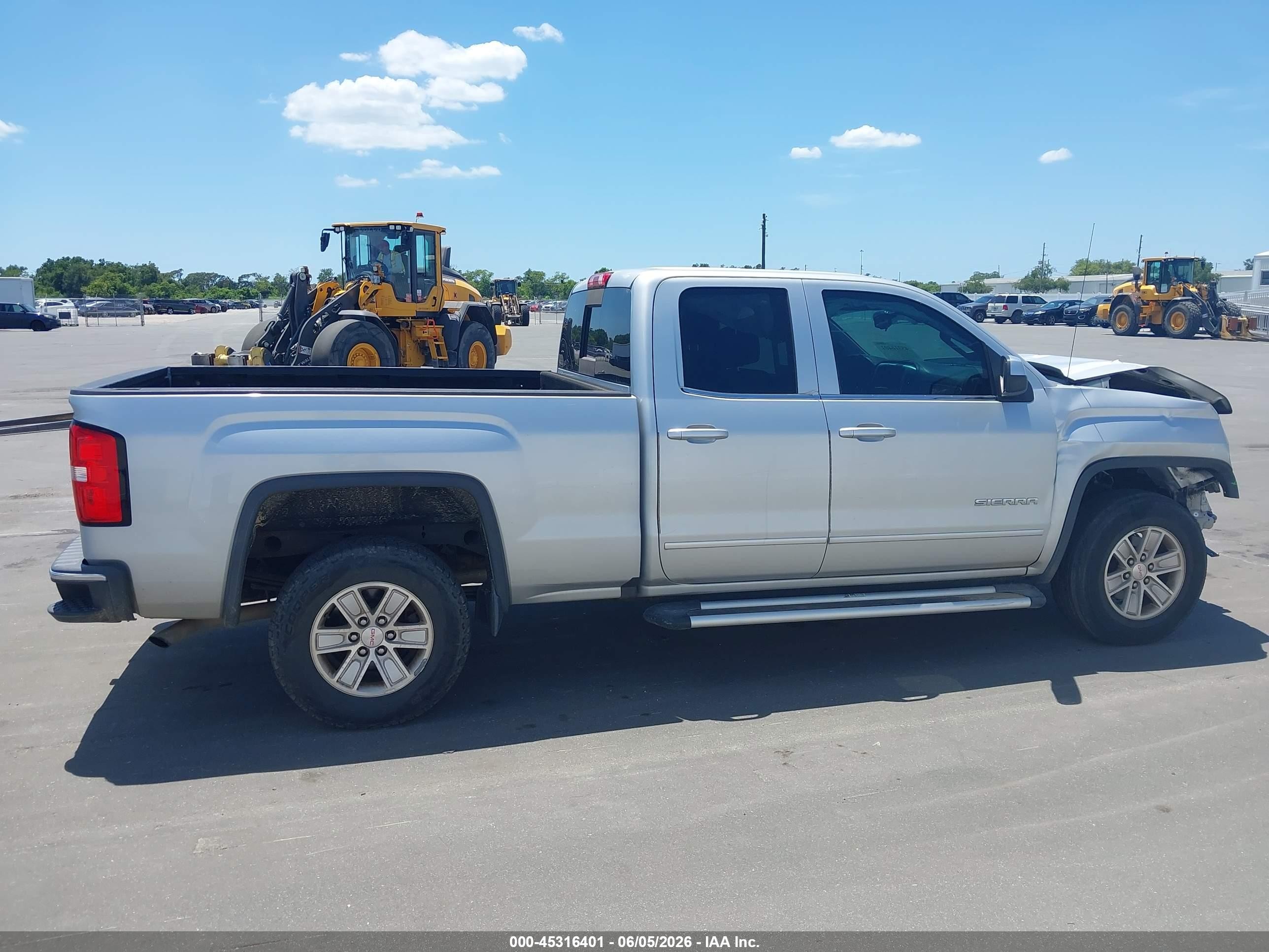 2016 Gmc Sierra 1500 Sle Серебряный vin: 1GTR1MEC1GZ159663