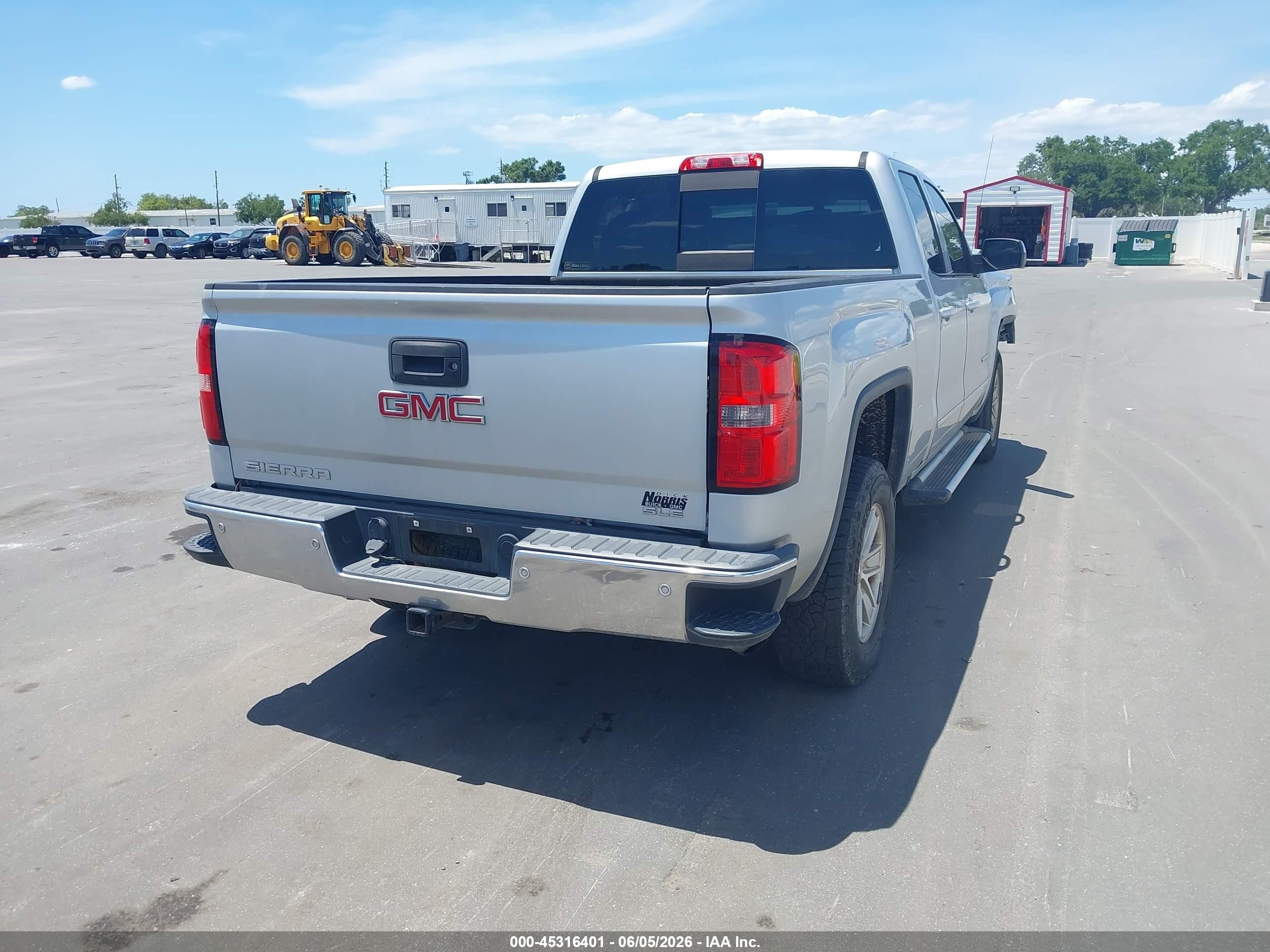 2016 Gmc Sierra 1500 Sle Серебряный vin: 1GTR1MEC1GZ159663