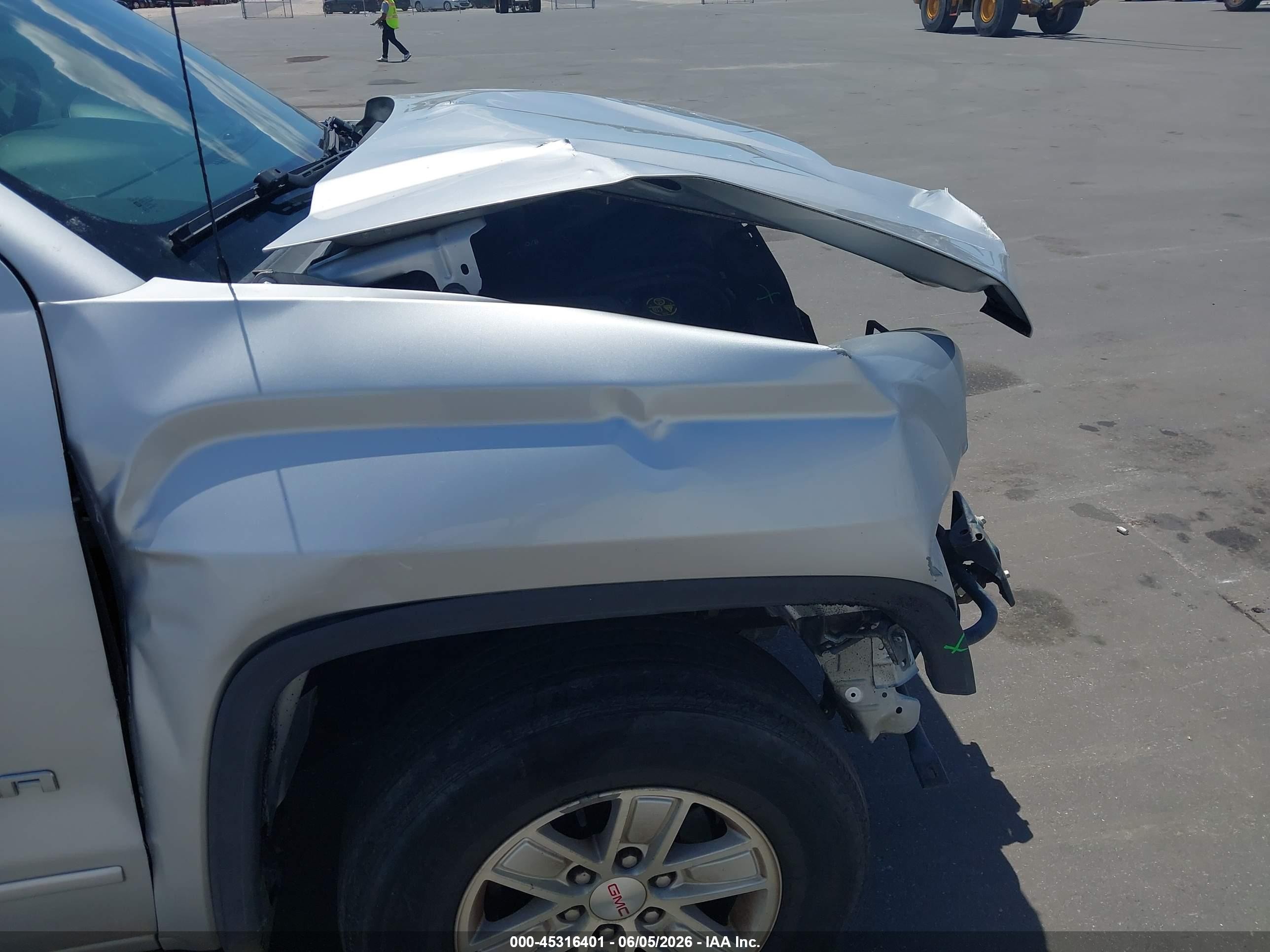 2016 Gmc Sierra 1500 Sle Серебряный vin: 1GTR1MEC1GZ159663