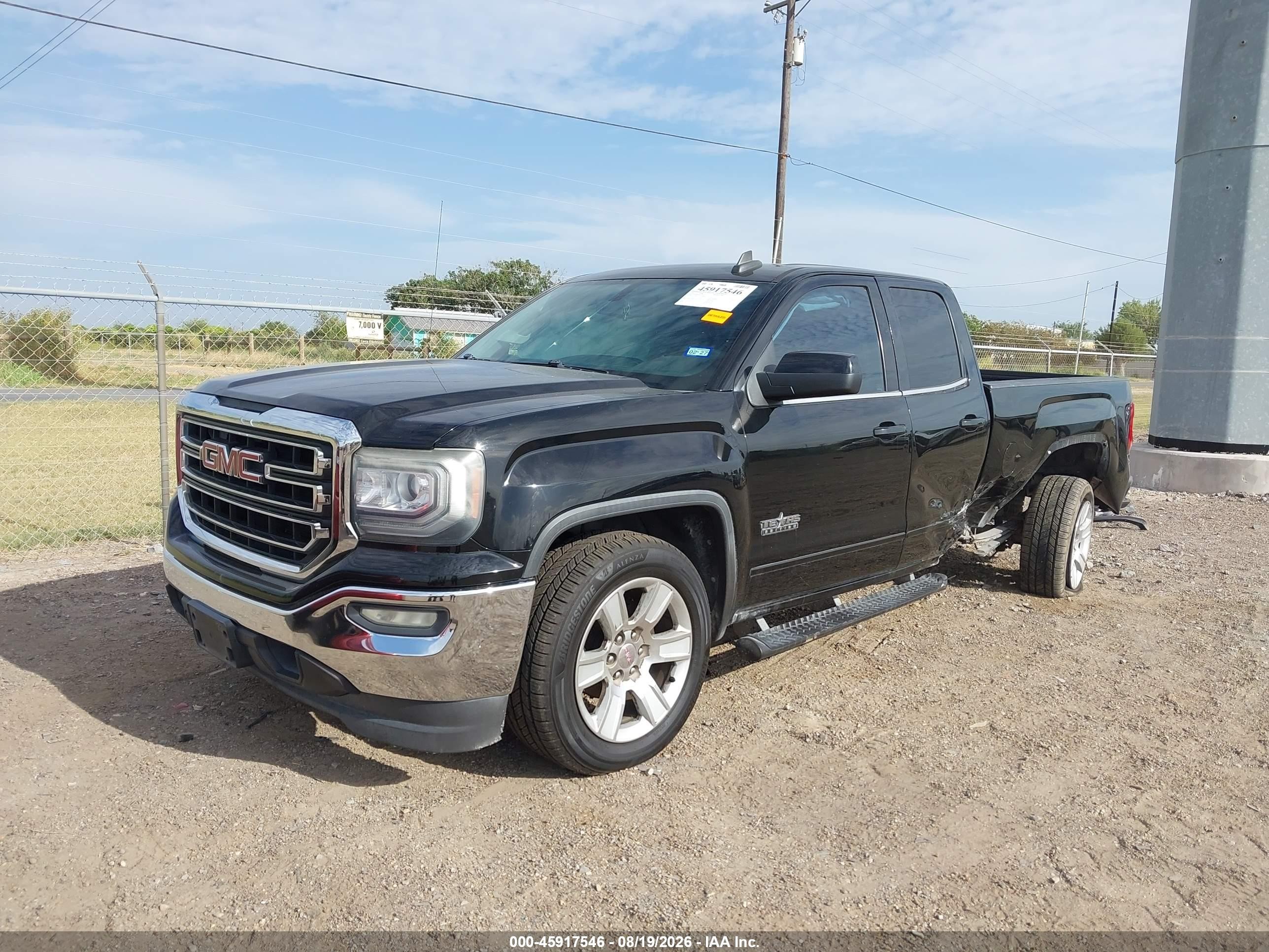 2016 Gmc Sierra 1500 Sle Black vin: 1GTR1MEH6GZ104475