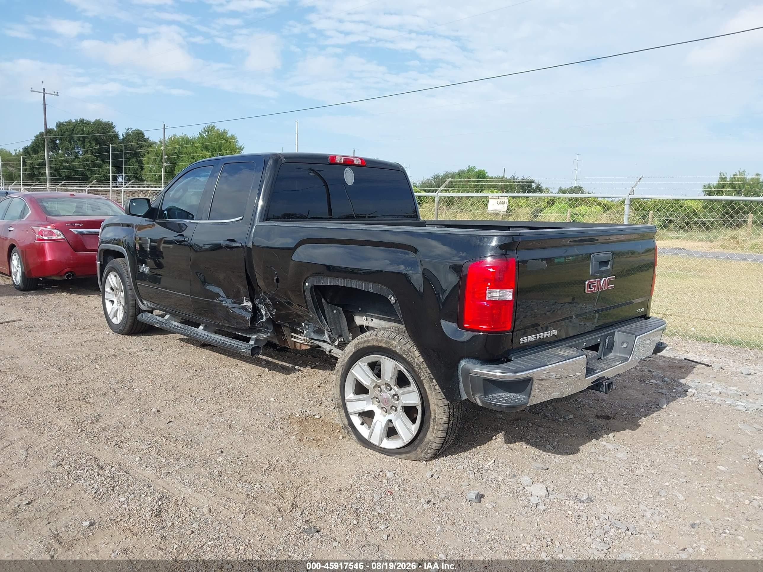 2016 Gmc Sierra 1500 Sle Black vin: 1GTR1MEH6GZ104475
