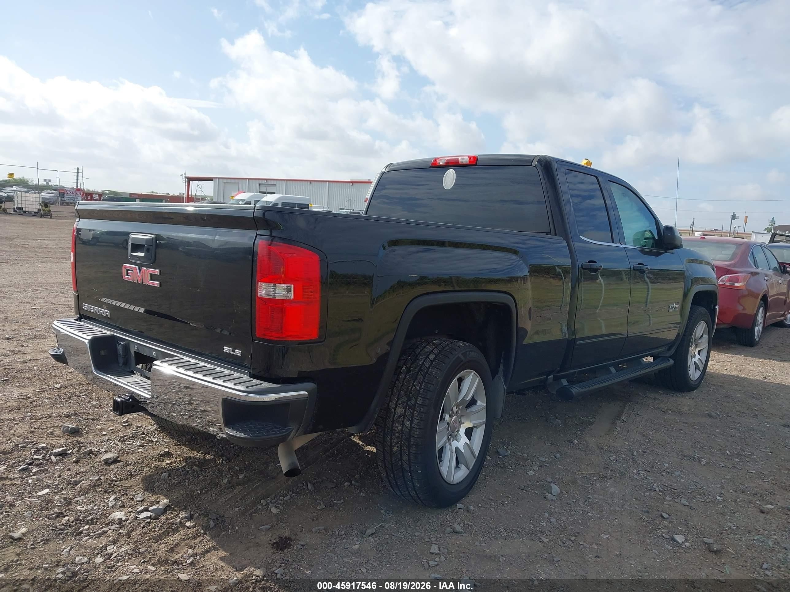 2016 Gmc Sierra 1500 Sle Black vin: 1GTR1MEH6GZ104475