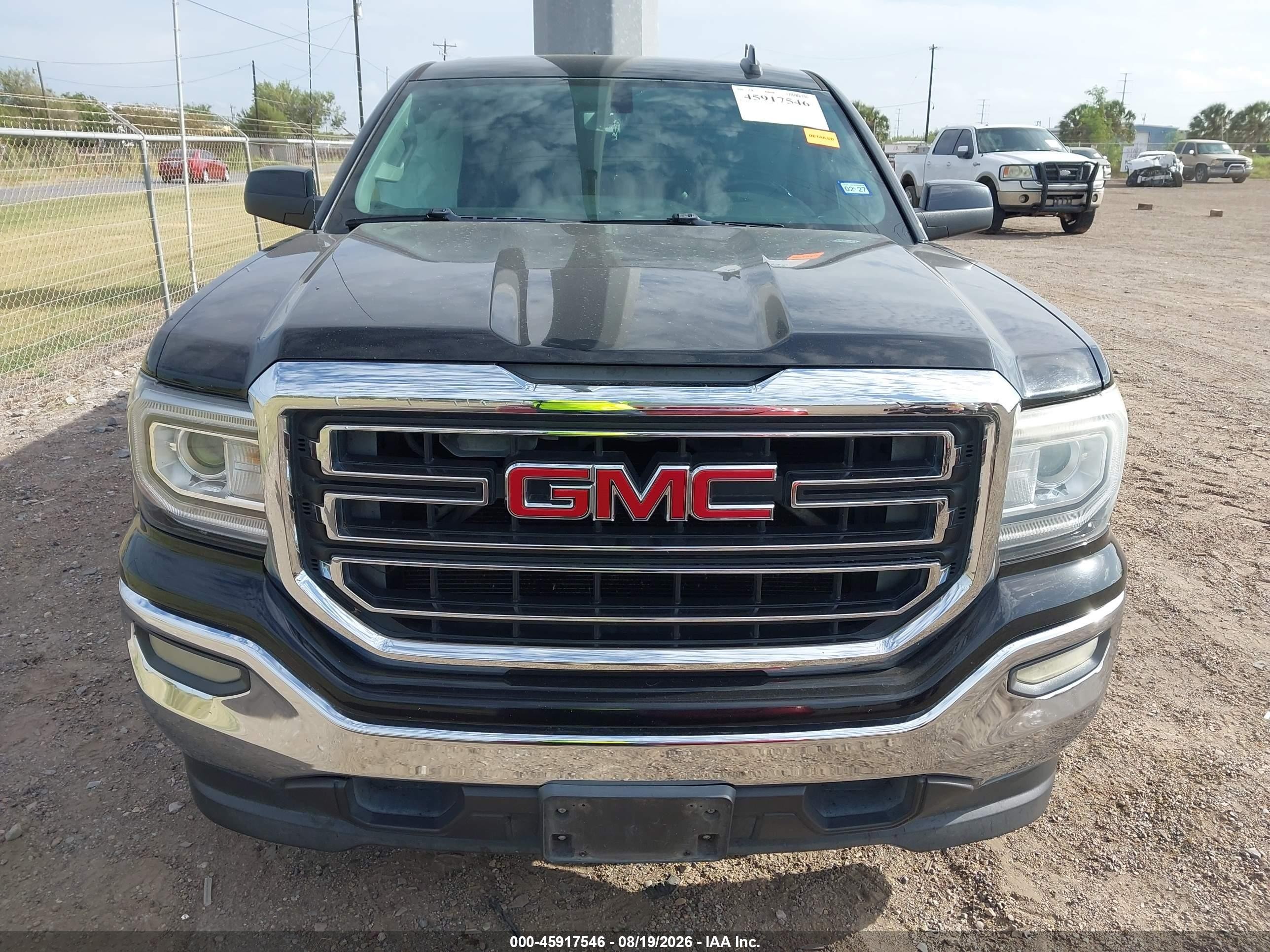 2016 Gmc Sierra 1500 Sle Black vin: 1GTR1MEH6GZ104475