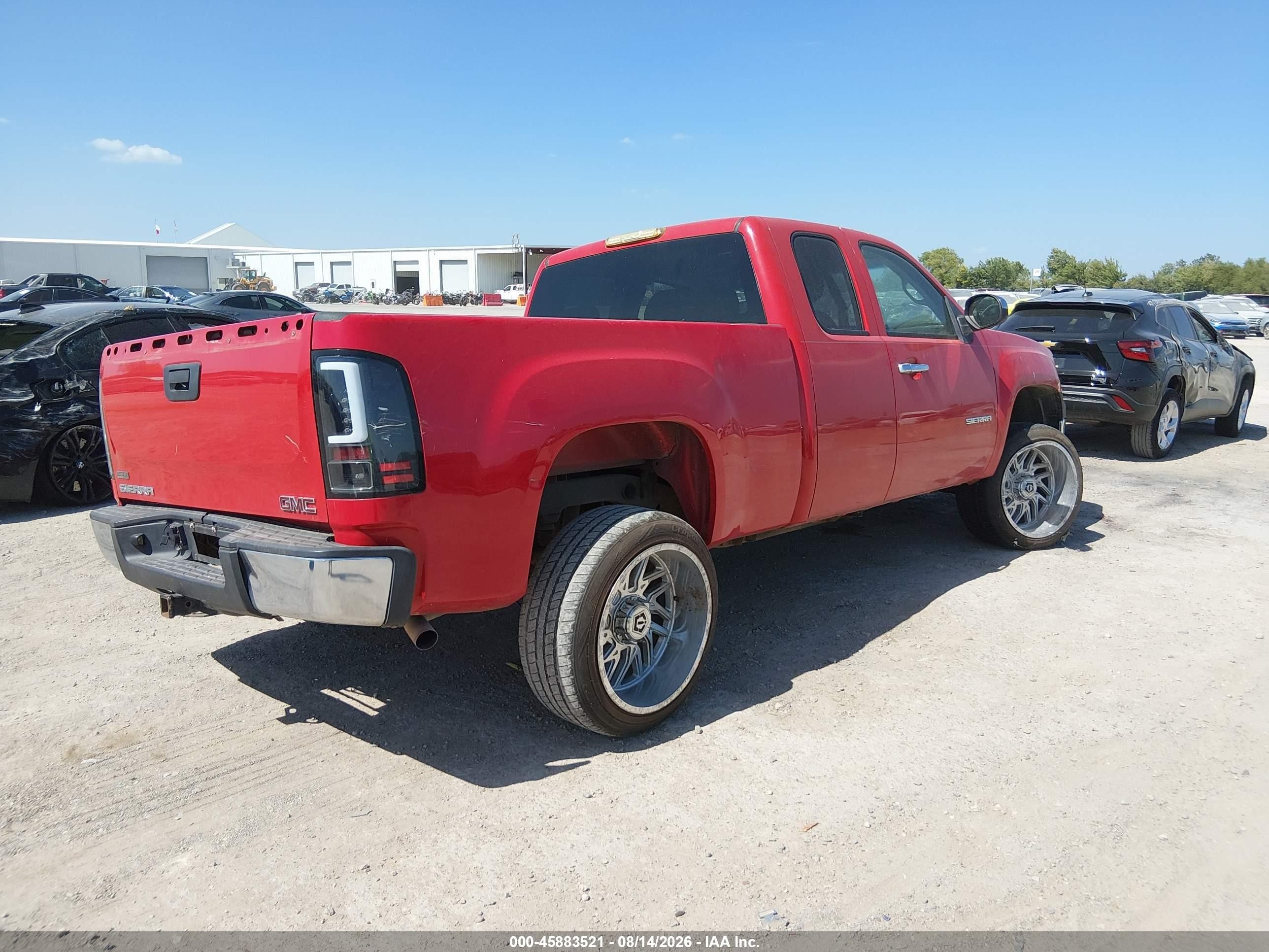 2011 Gmc Sierra 1500 Work Truck Красный vin: 1GTR1TEA2BZ229432