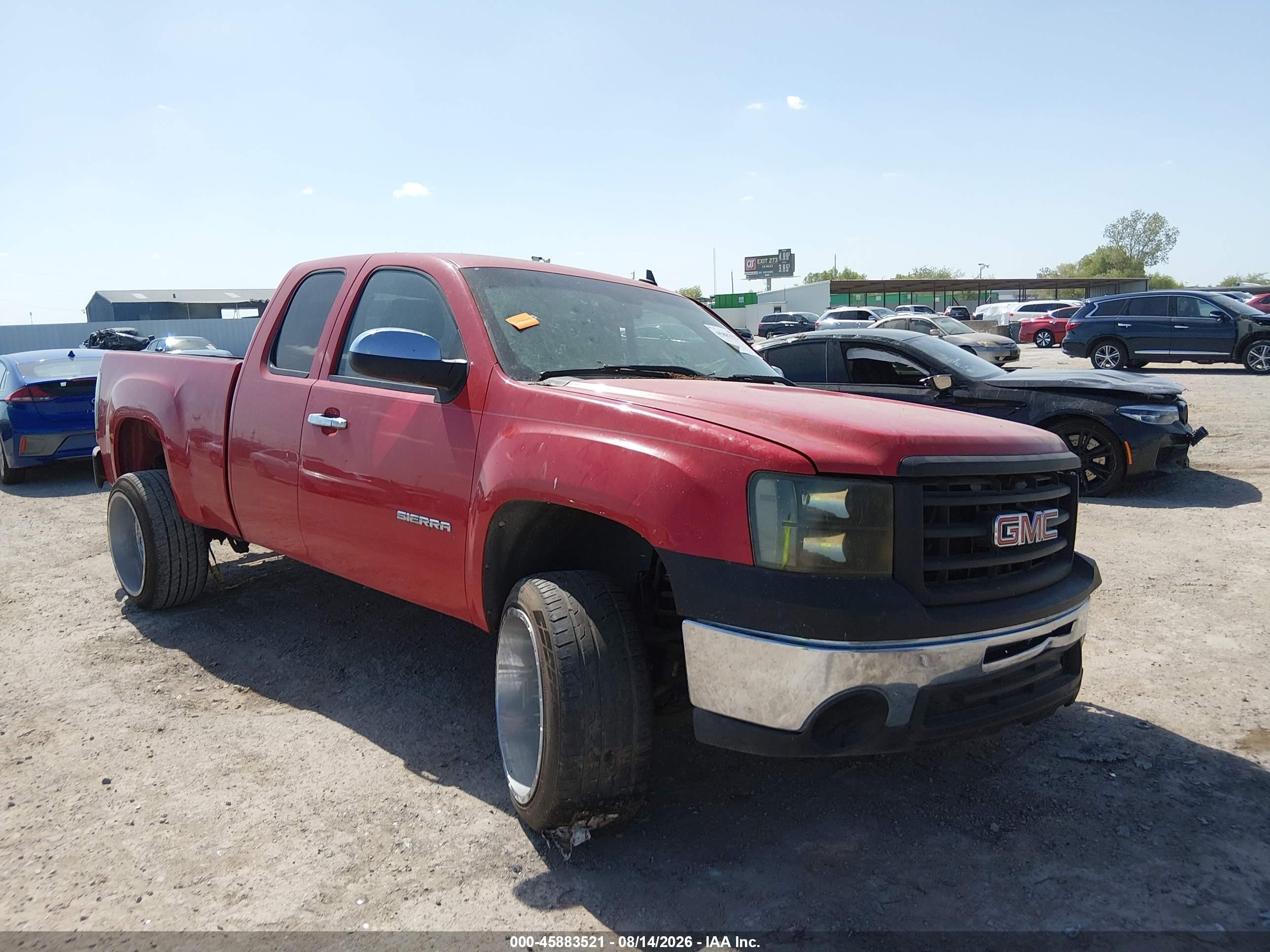 2011 Gmc Sierra 1500 Work Truck Красный vin: 1GTR1TEA2BZ229432
