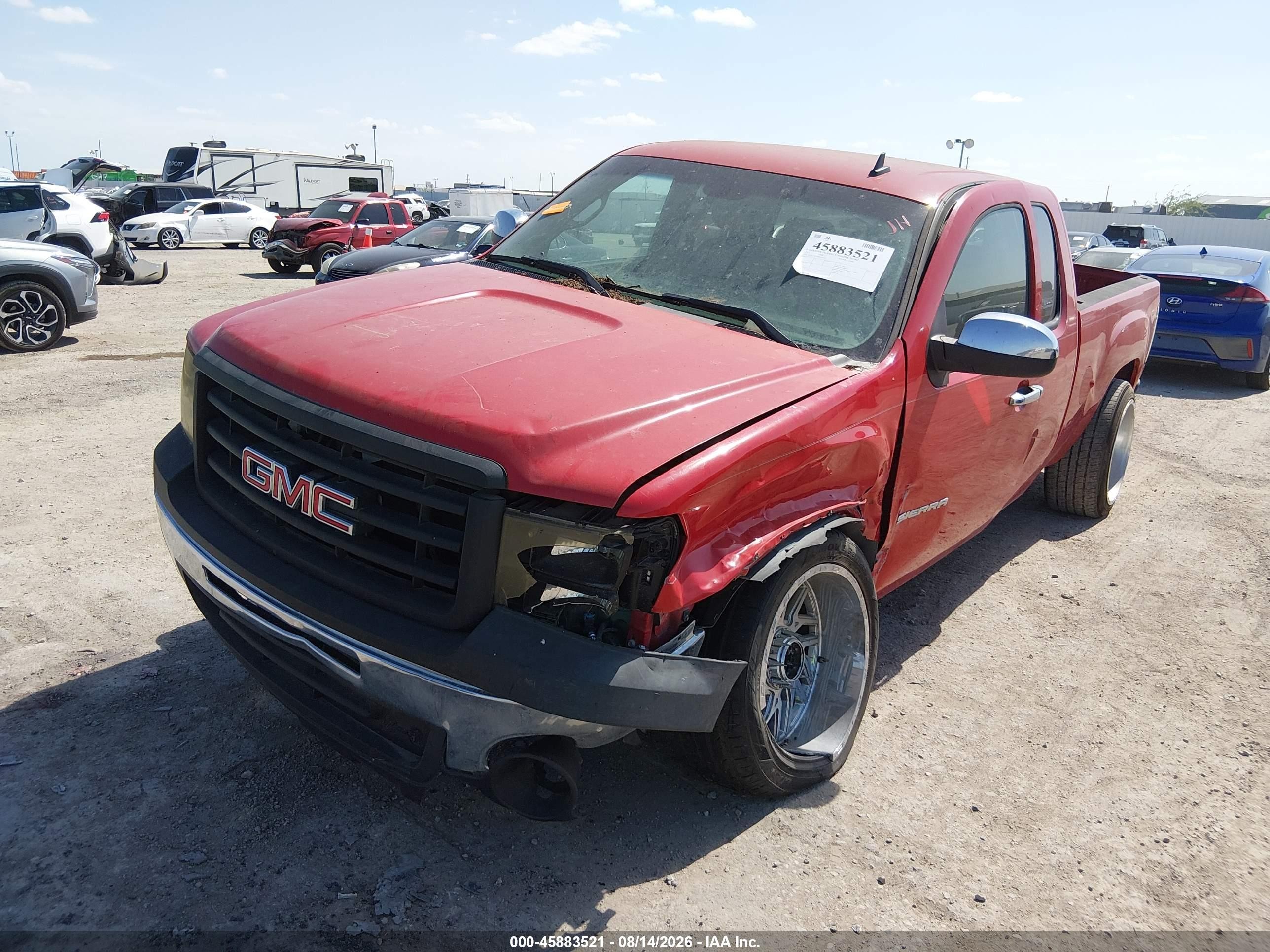 2011 Gmc Sierra 1500 Work Truck Красный vin: 1GTR1TEA2BZ229432