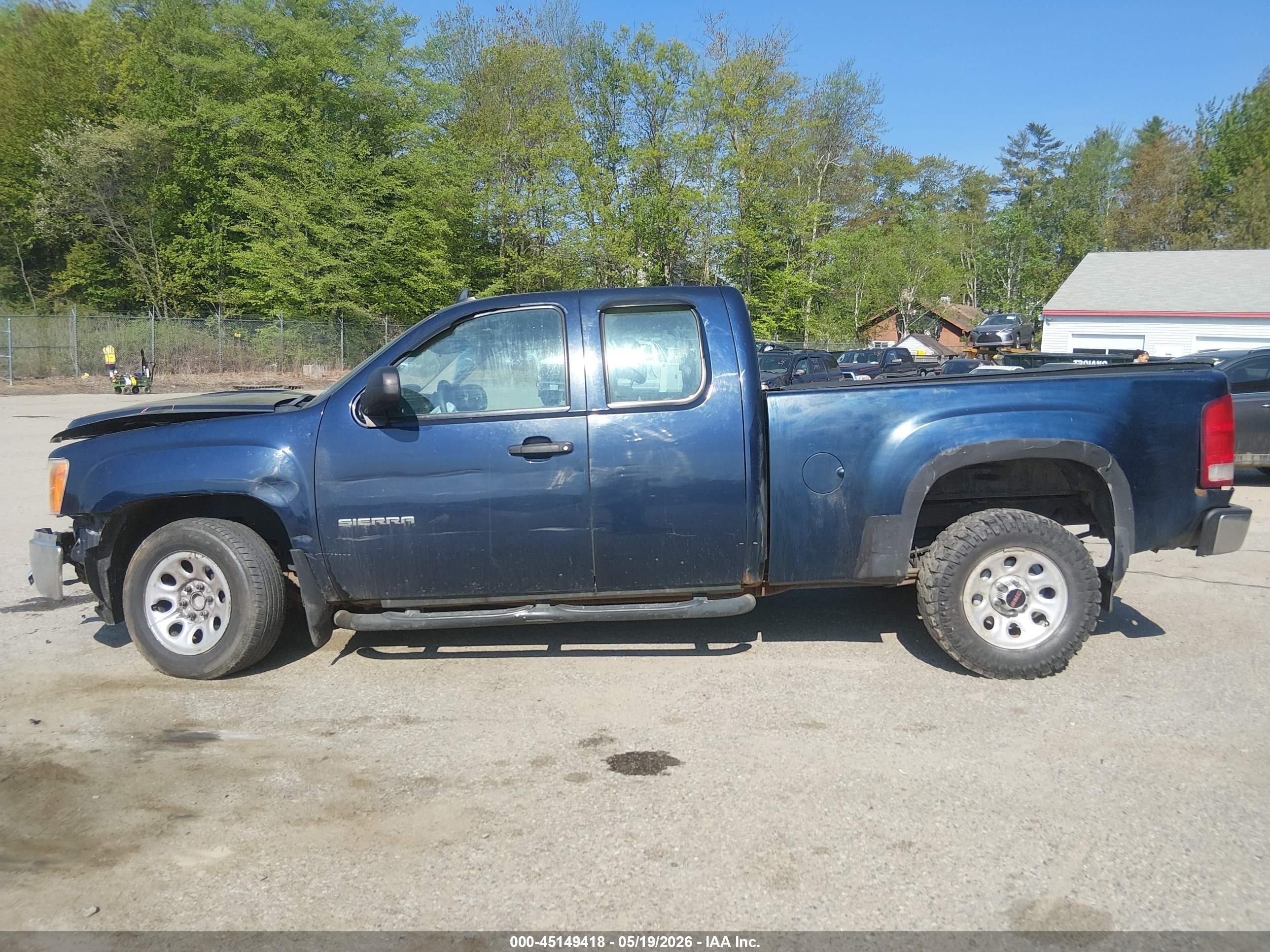 2012 Gmc Sierra 1500 Work Truck Blue vin: 1GTR1TEA7CZ250360