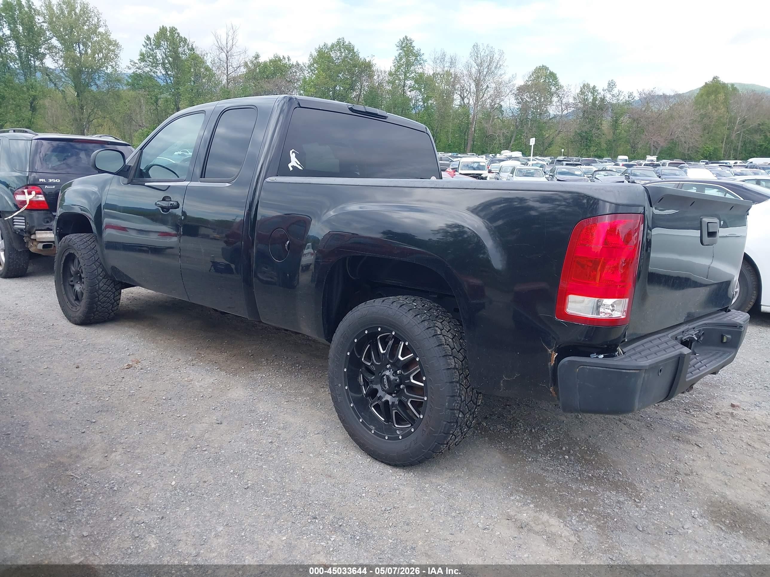 2011 Gmc Sierra 1500 Sl Black vin: 1GTR1UEA1BZ256286