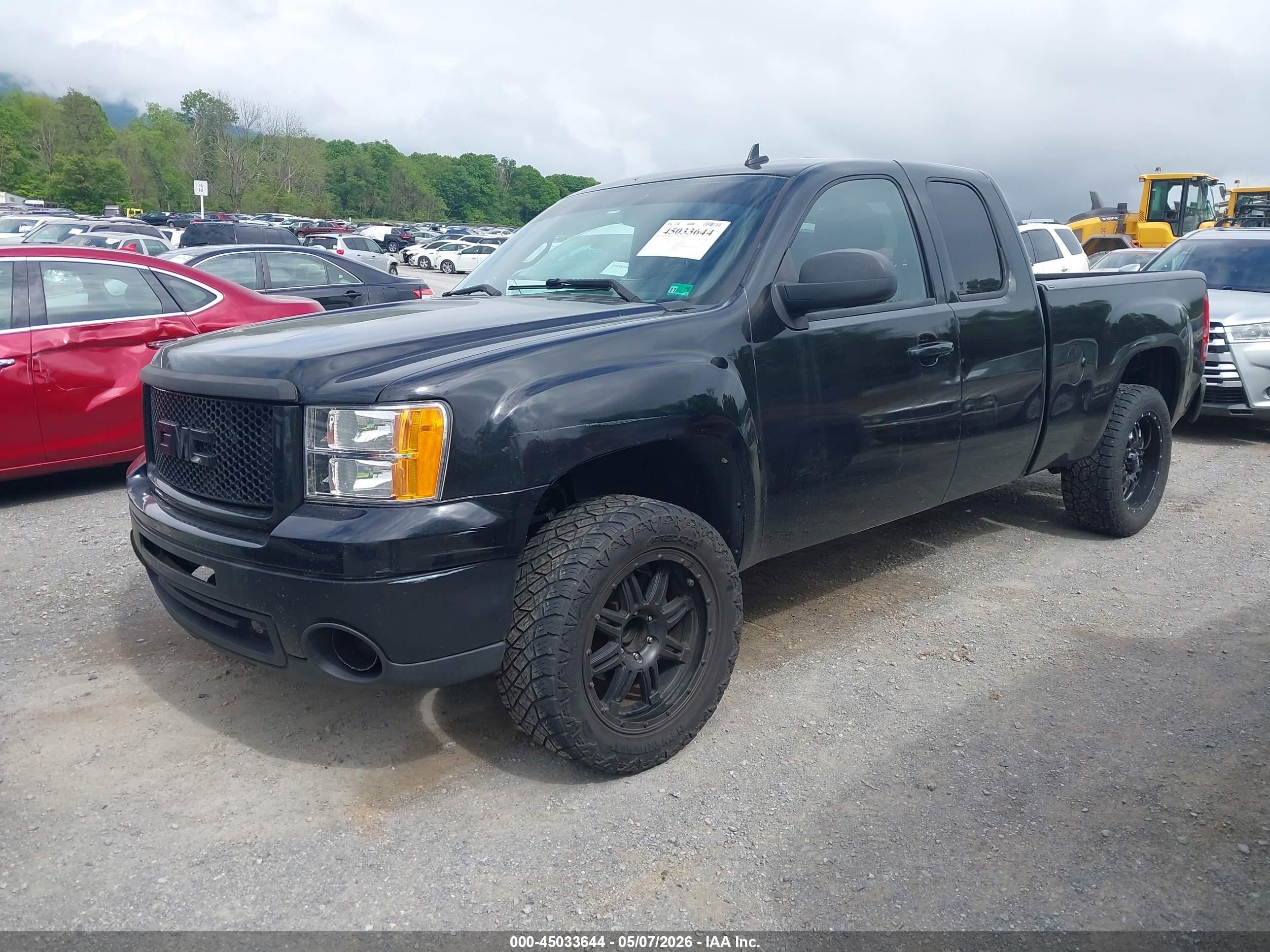 2011 Gmc Sierra 1500 Sl Black vin: 1GTR1UEA1BZ256286