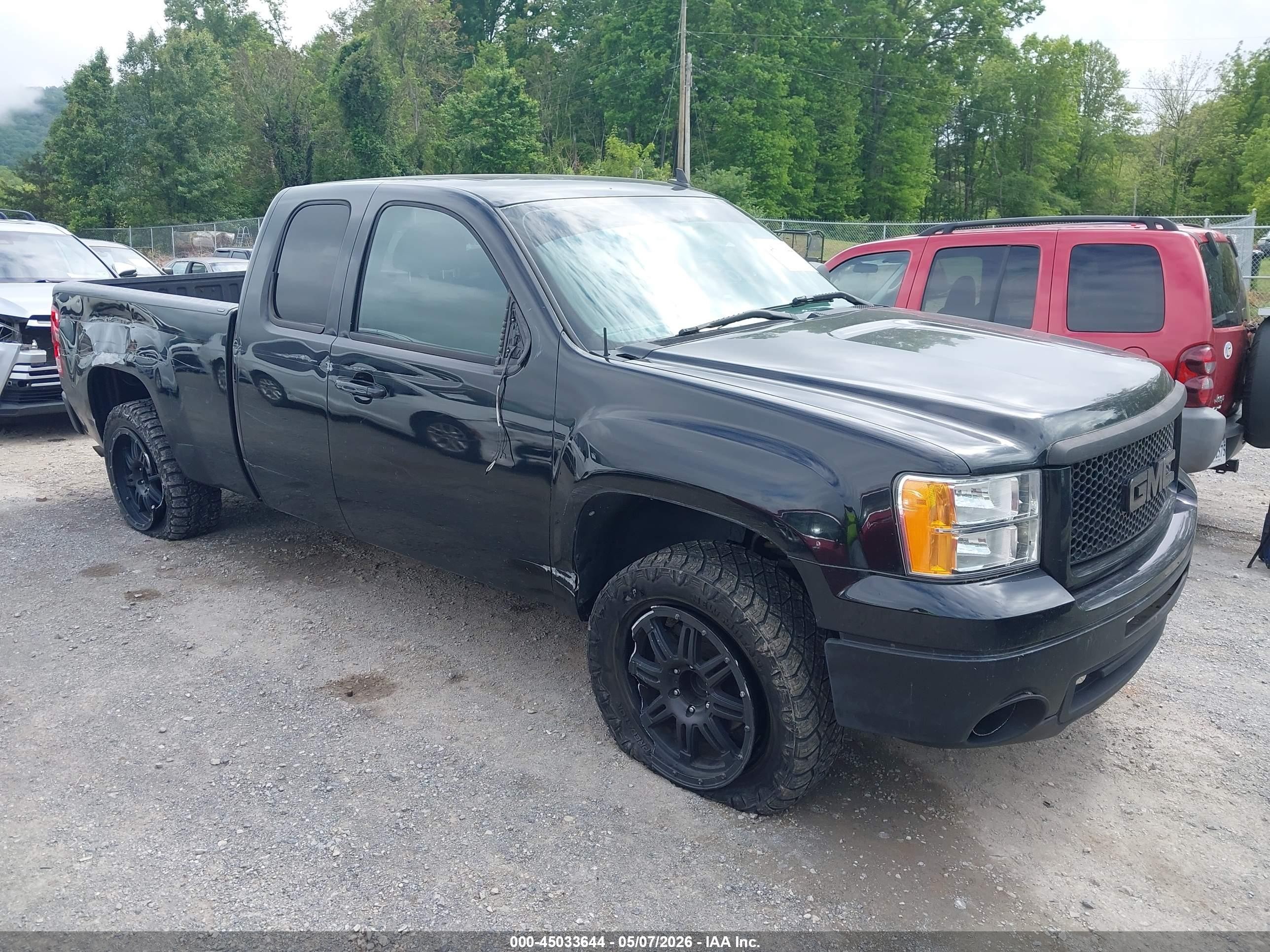 2011 Gmc Sierra 1500 Sl Черный vin: 1GTR1UEA1BZ256286