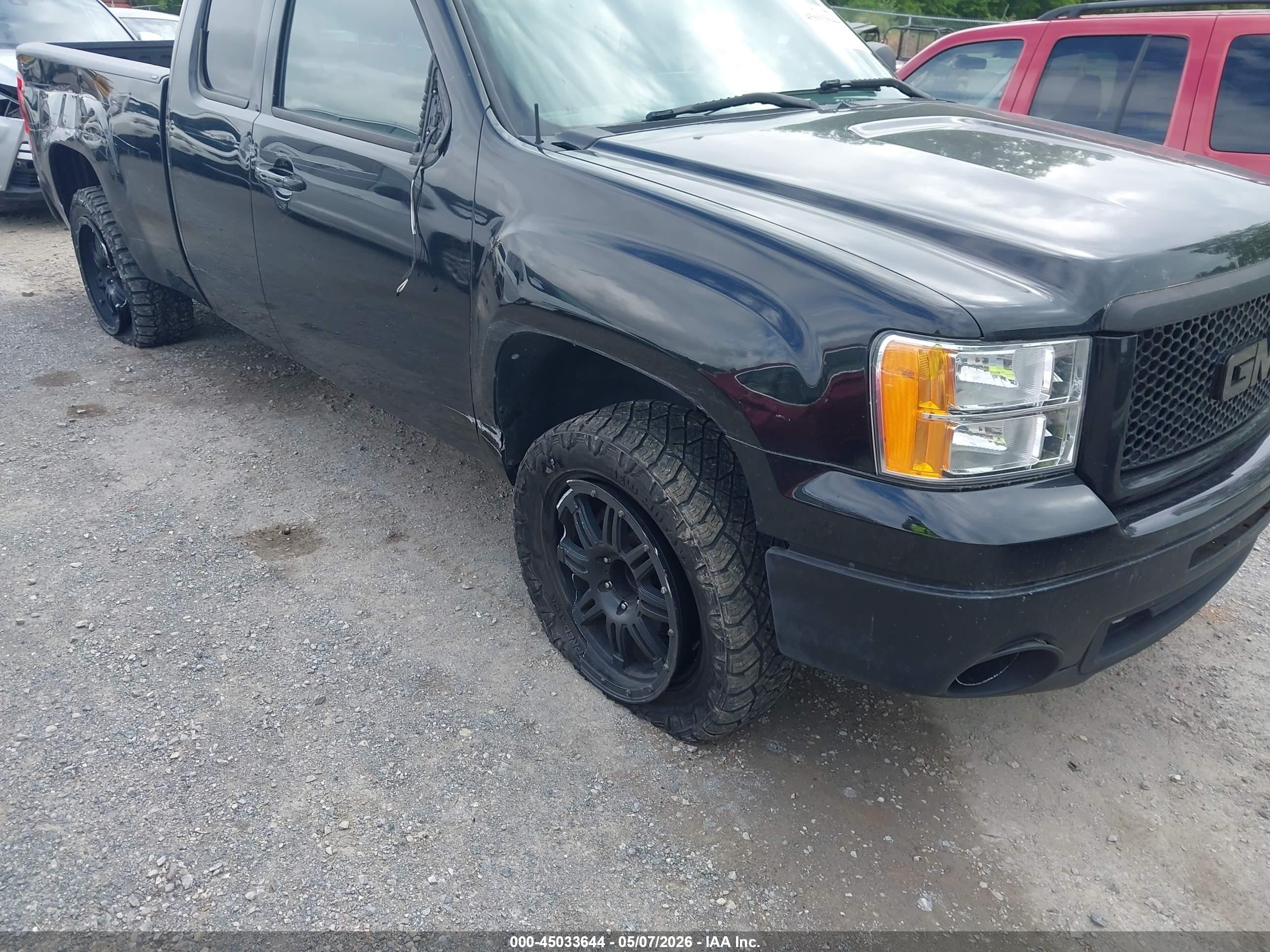 2011 Gmc Sierra 1500 Sl Black vin: 1GTR1UEA1BZ256286
