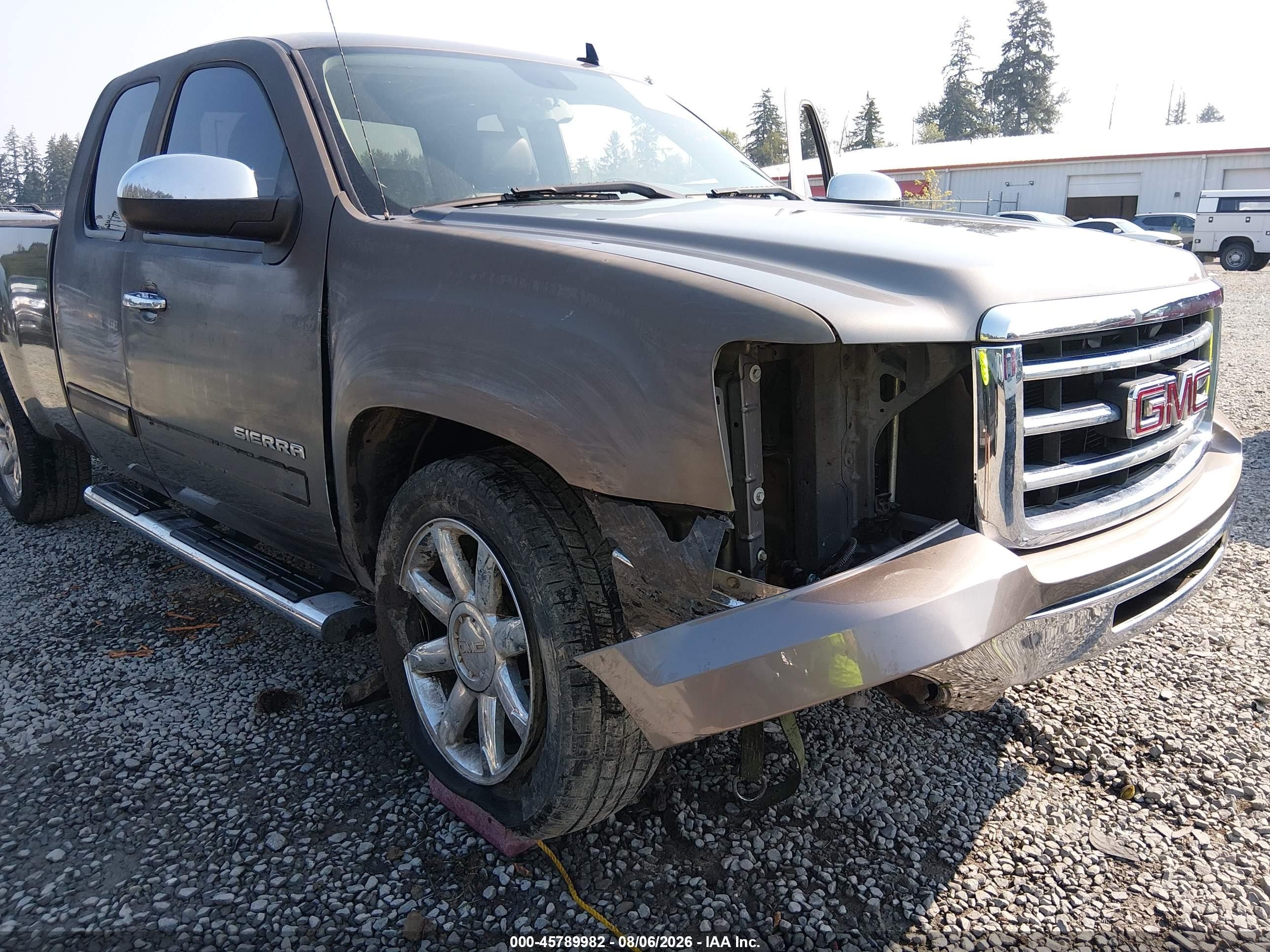 2012 Gmc Sierra 1500 Sl Gray vin: 1GTR1UEA1CZ218798