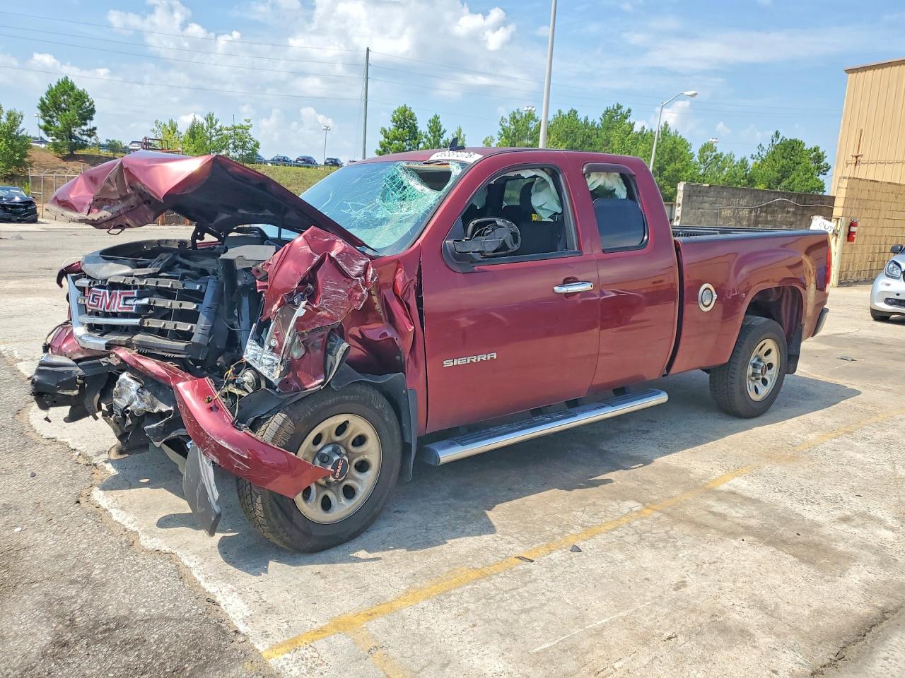 2013 Gmc Sierra C1500 Sl Burgundy vin: 1GTR1UEA3DZ124472